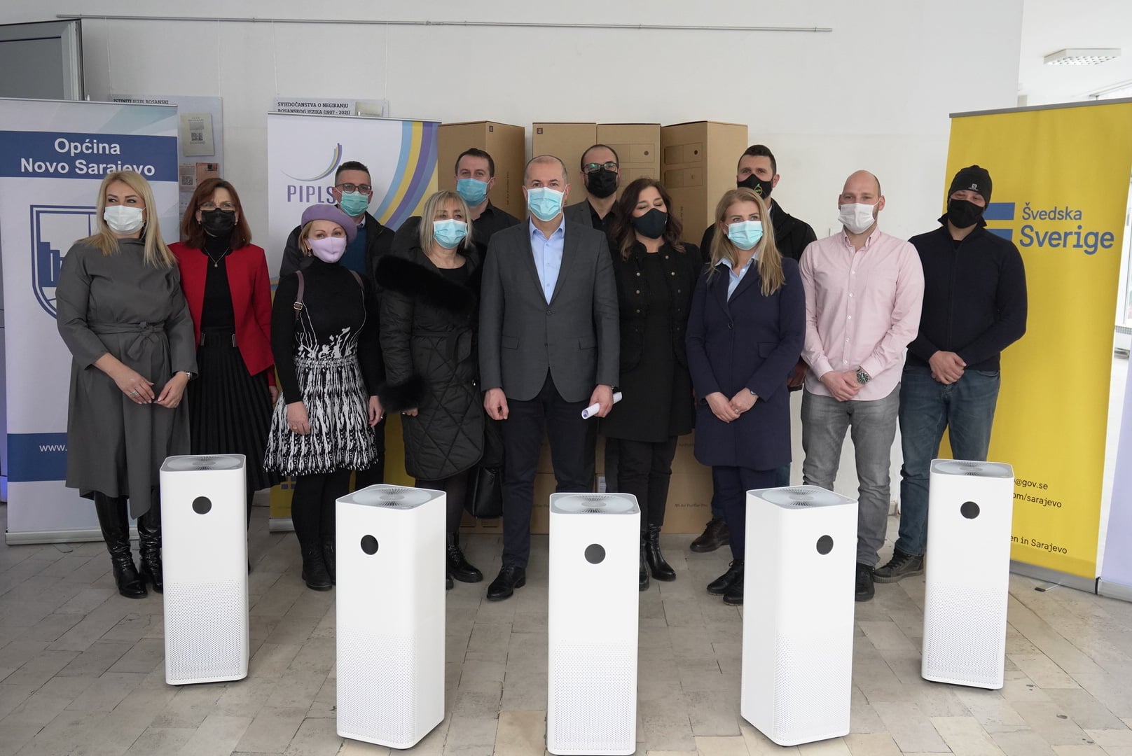 PIPLS air purifiers delivery in Sarajevo