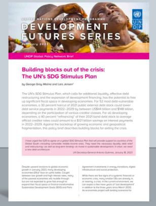 Building blocks out of the crisis: The UN’s SDG Stimulus Plan