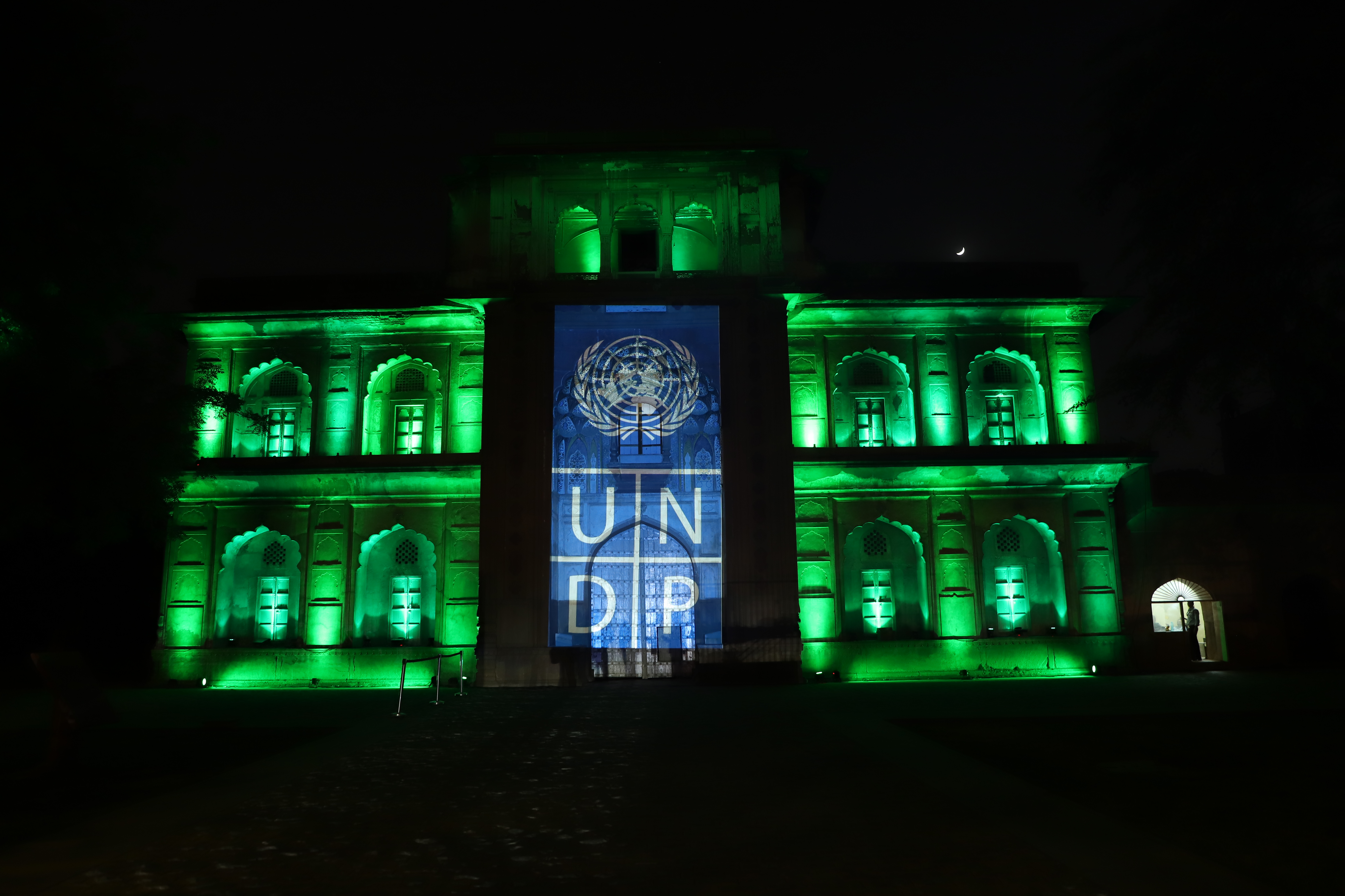 Safdurjung Tomb in Delhi lit up on World Environment Day