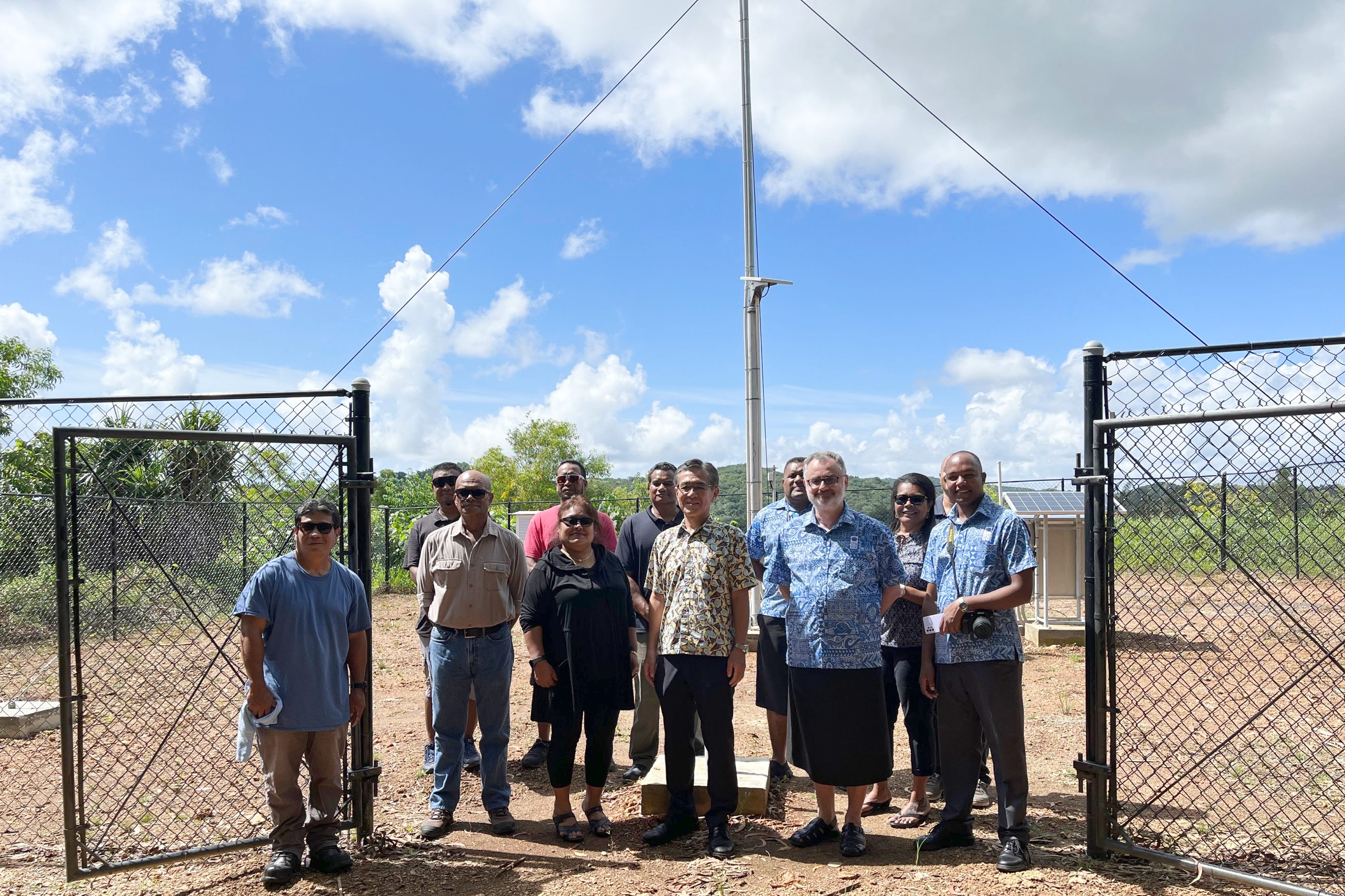Palau weather station