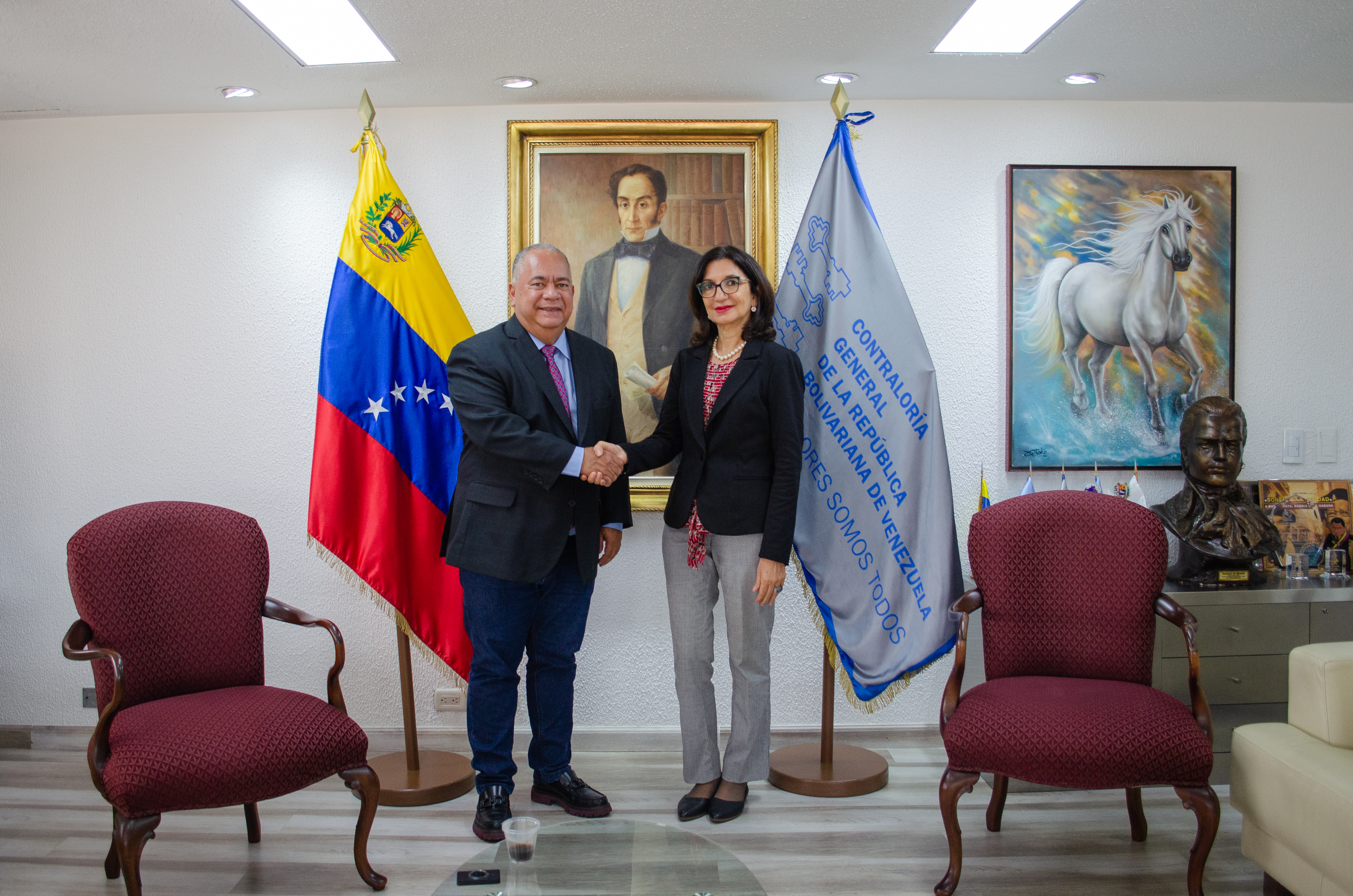 PNUD Venezuela y Contraloría General de la República sostienen encuentro bilateral