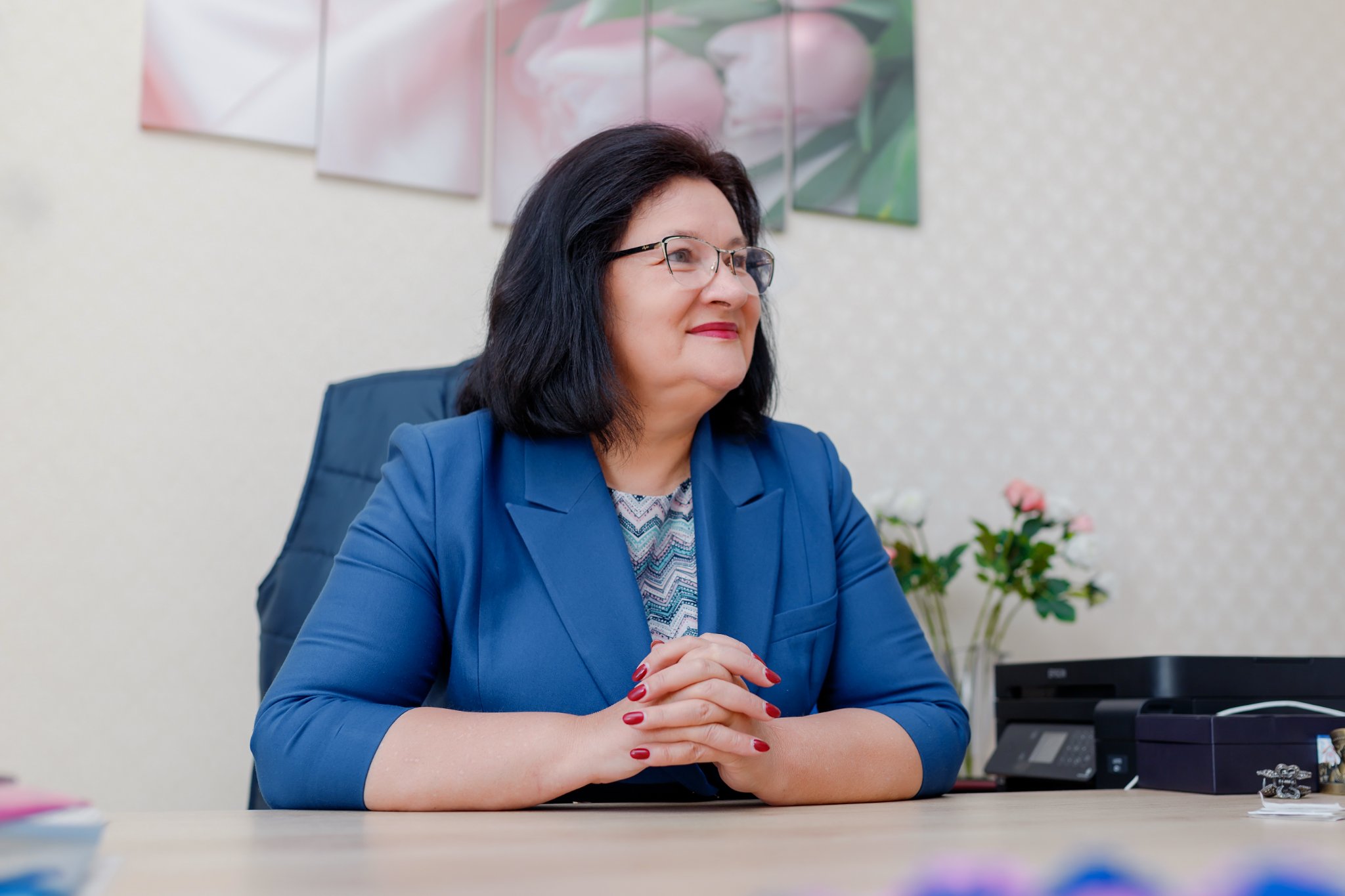Tatiana Adașan, directoarea asociației „Homecare”. 
