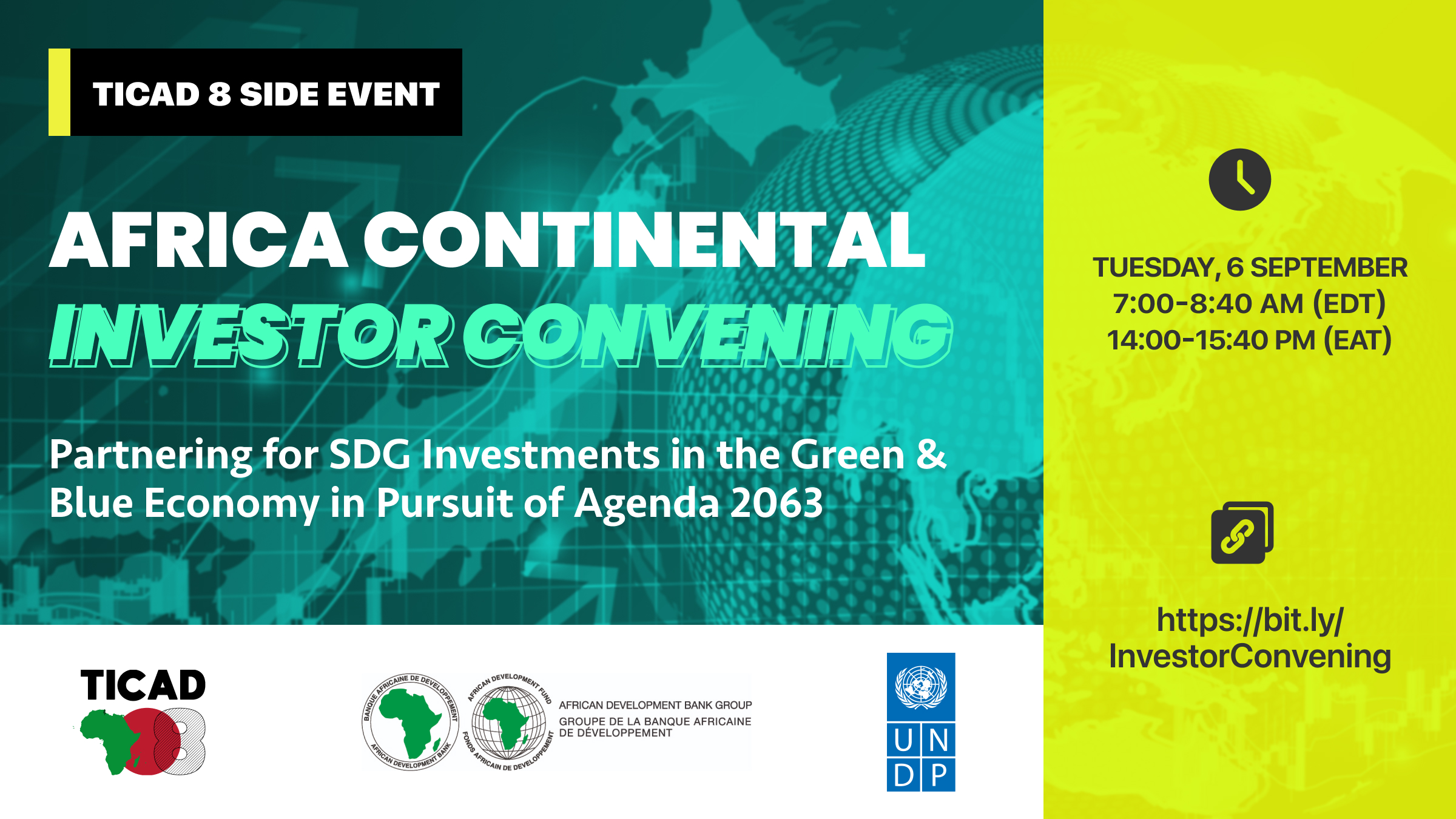 ticad8 side event on investor convening