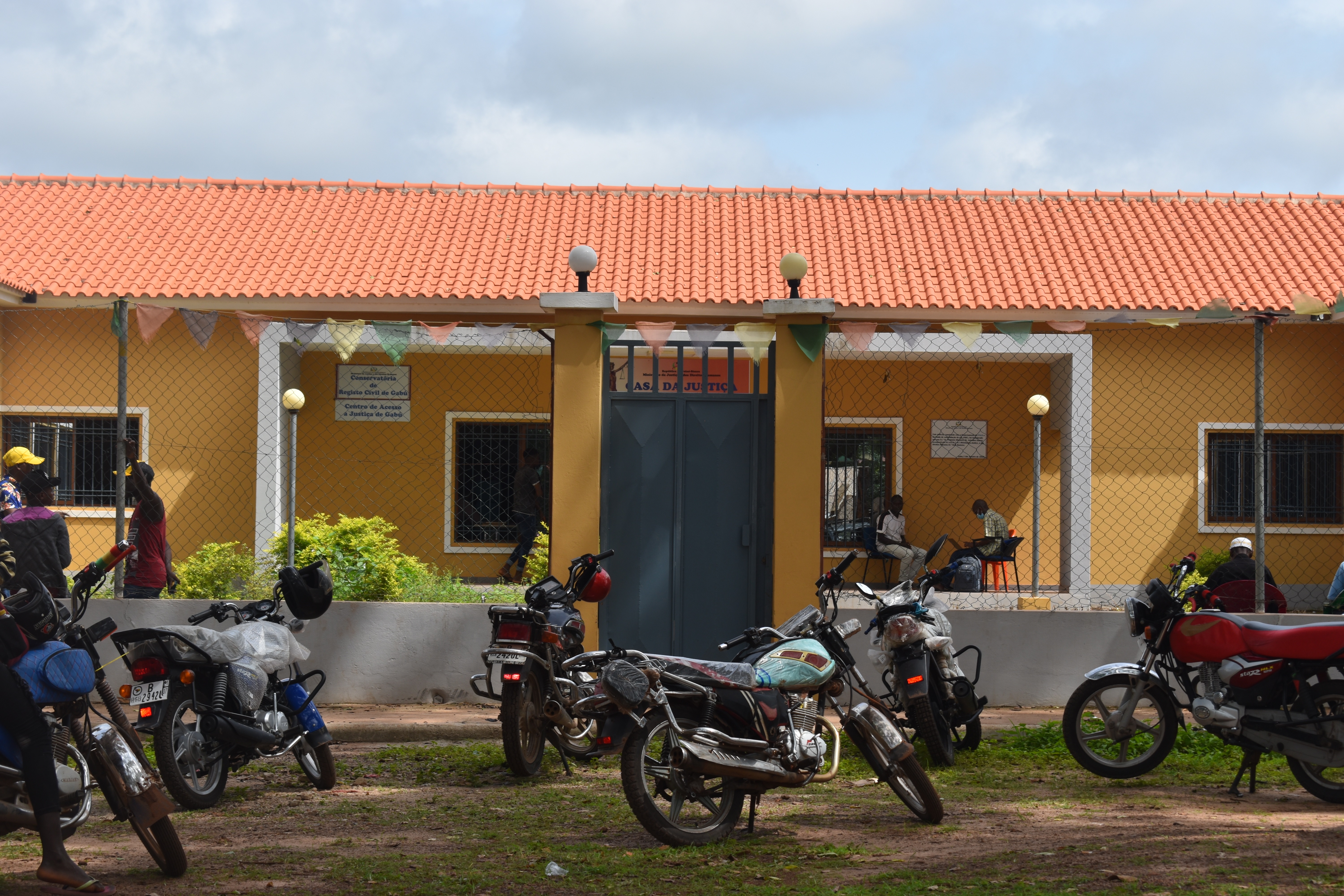 A Casa de Justiça na cidade de Gabu, Guiné-Bissau