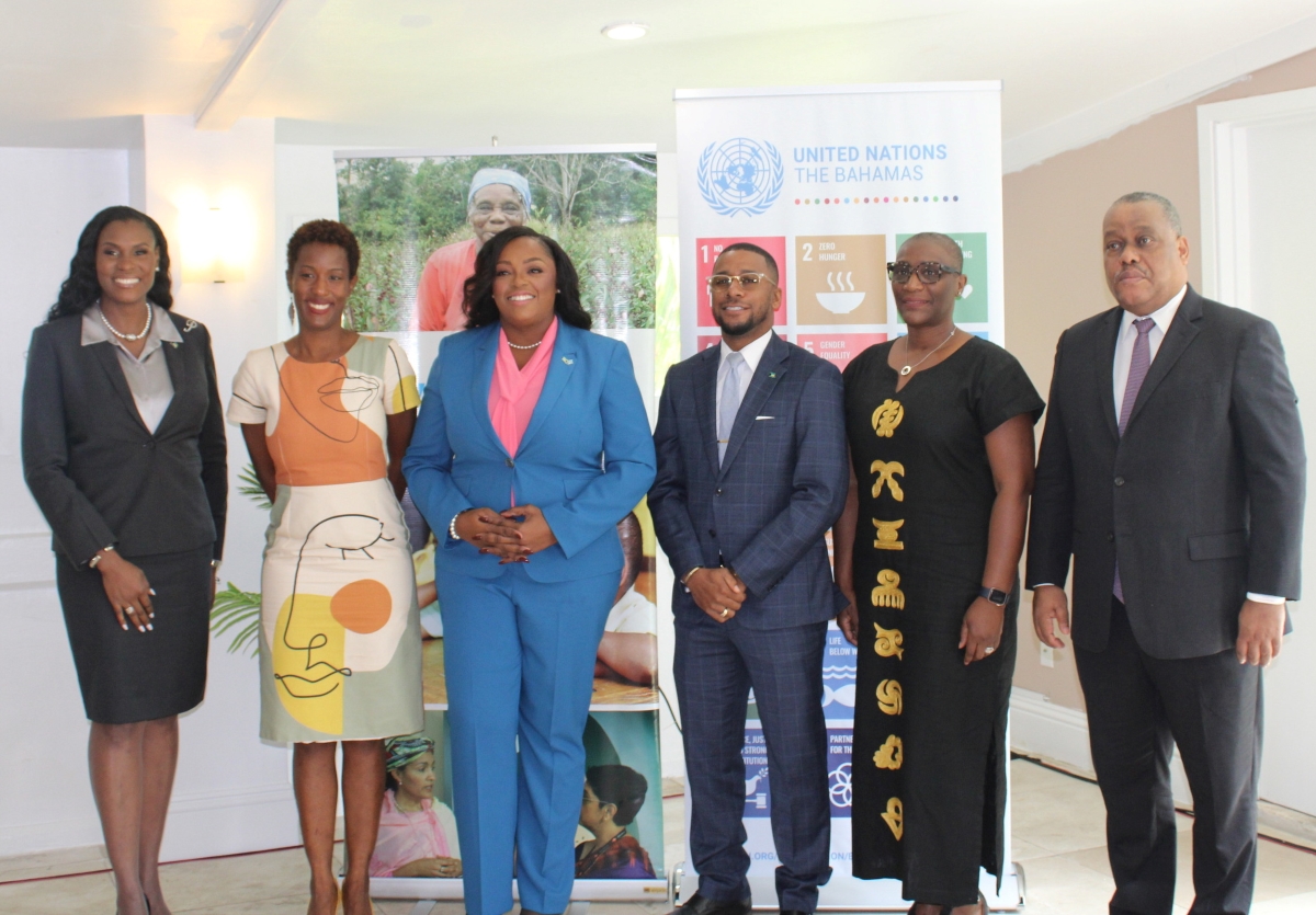 United Nations Country Team in Bahamas for launch of joint SDG Fund