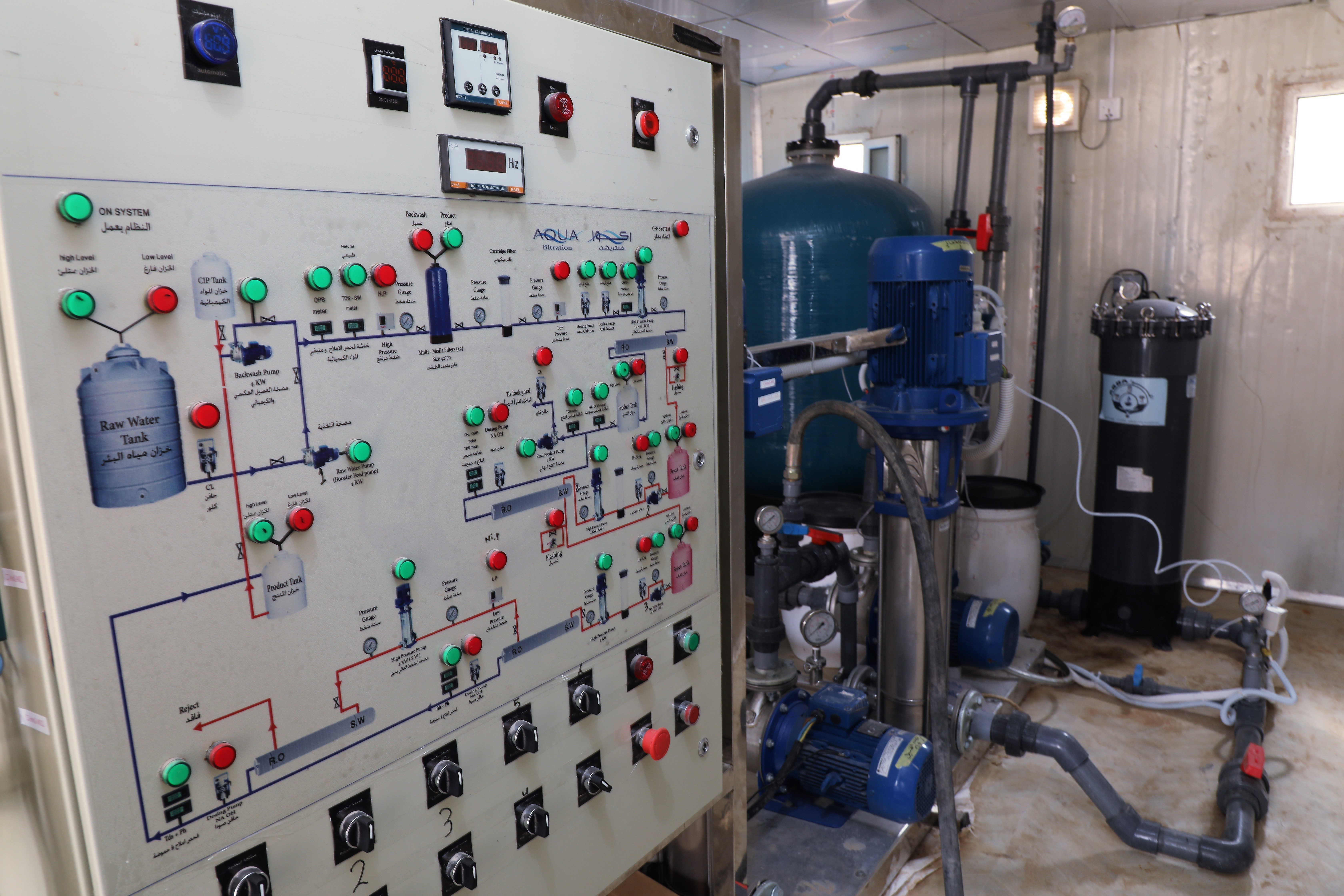 UNDP Yemen - Desalination Plant Control Room
