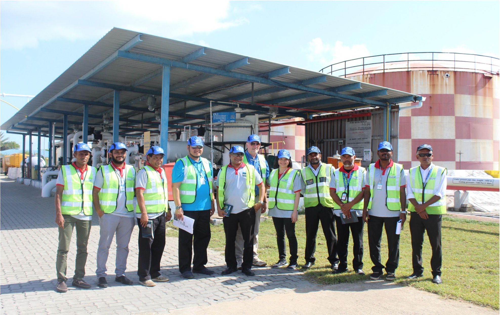 Facilities group during the GARD workshop at Velana International Airport, August 2017 | DP DHL 