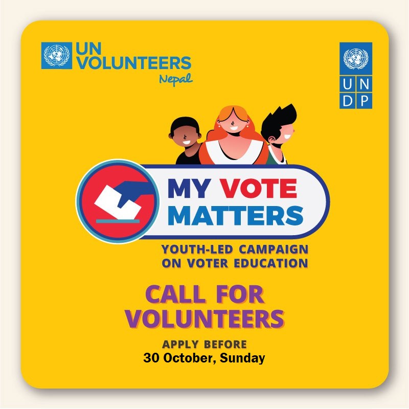 My Vote Matters Youth Led Campaign On Voter Education United Nations
