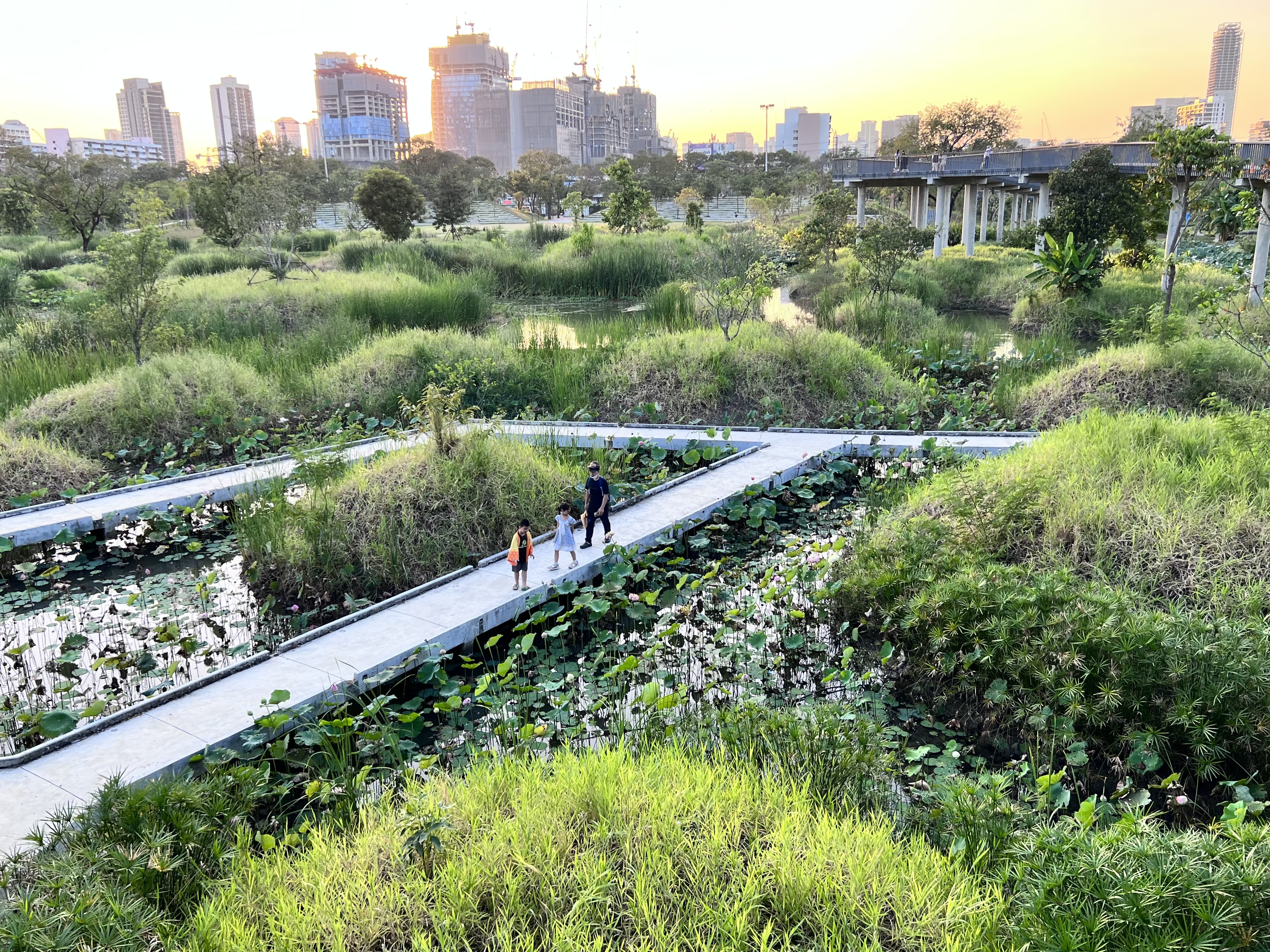 Benjakitti Park has completed its expansion into a nearly 300-rai (about 480,000 square meters) massive green space in 2022