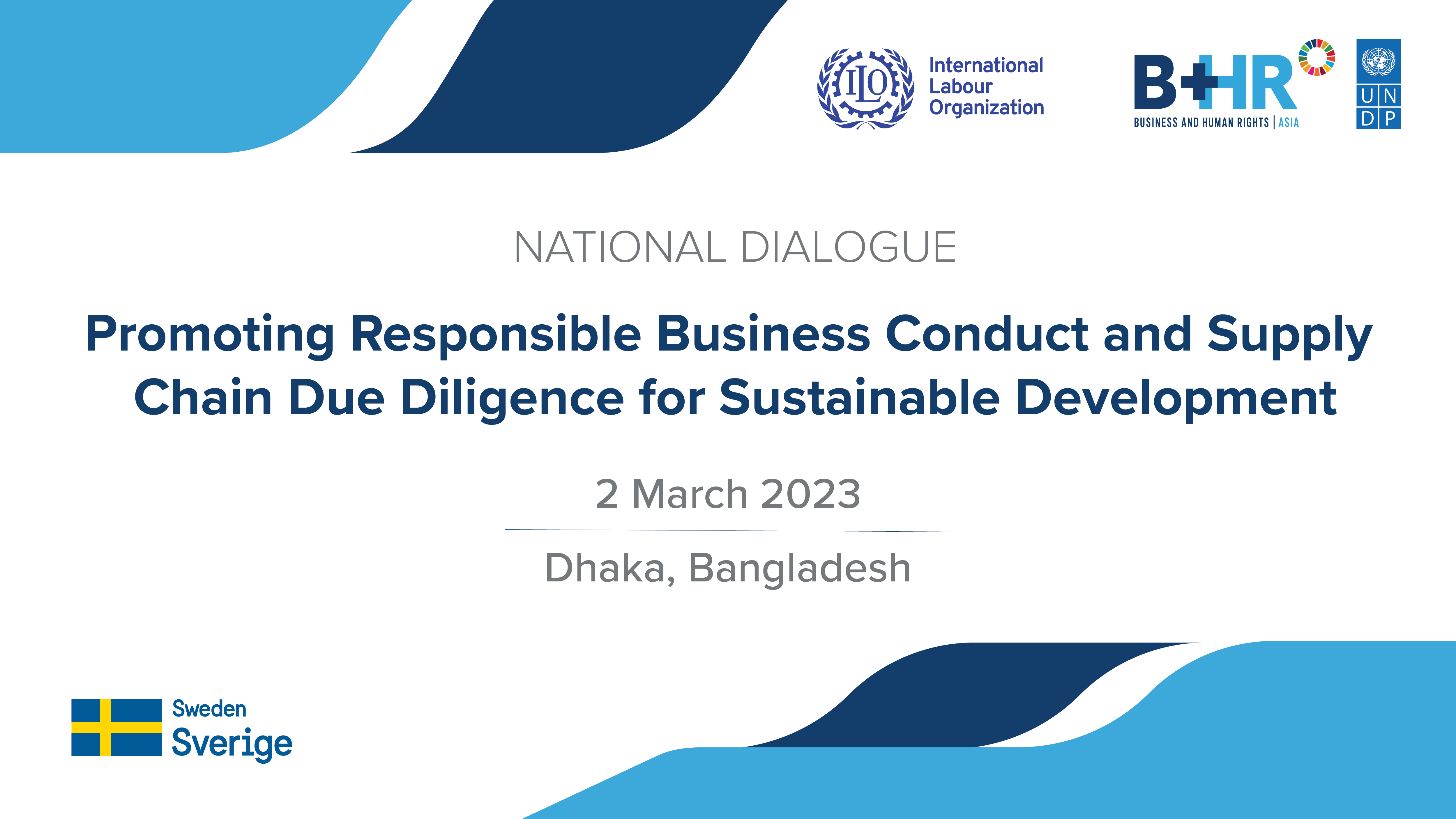 event notice for National Dialouge on BHR in Bangladesh