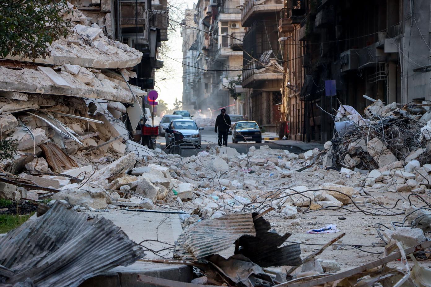 Erdbebenschäden in Syrien