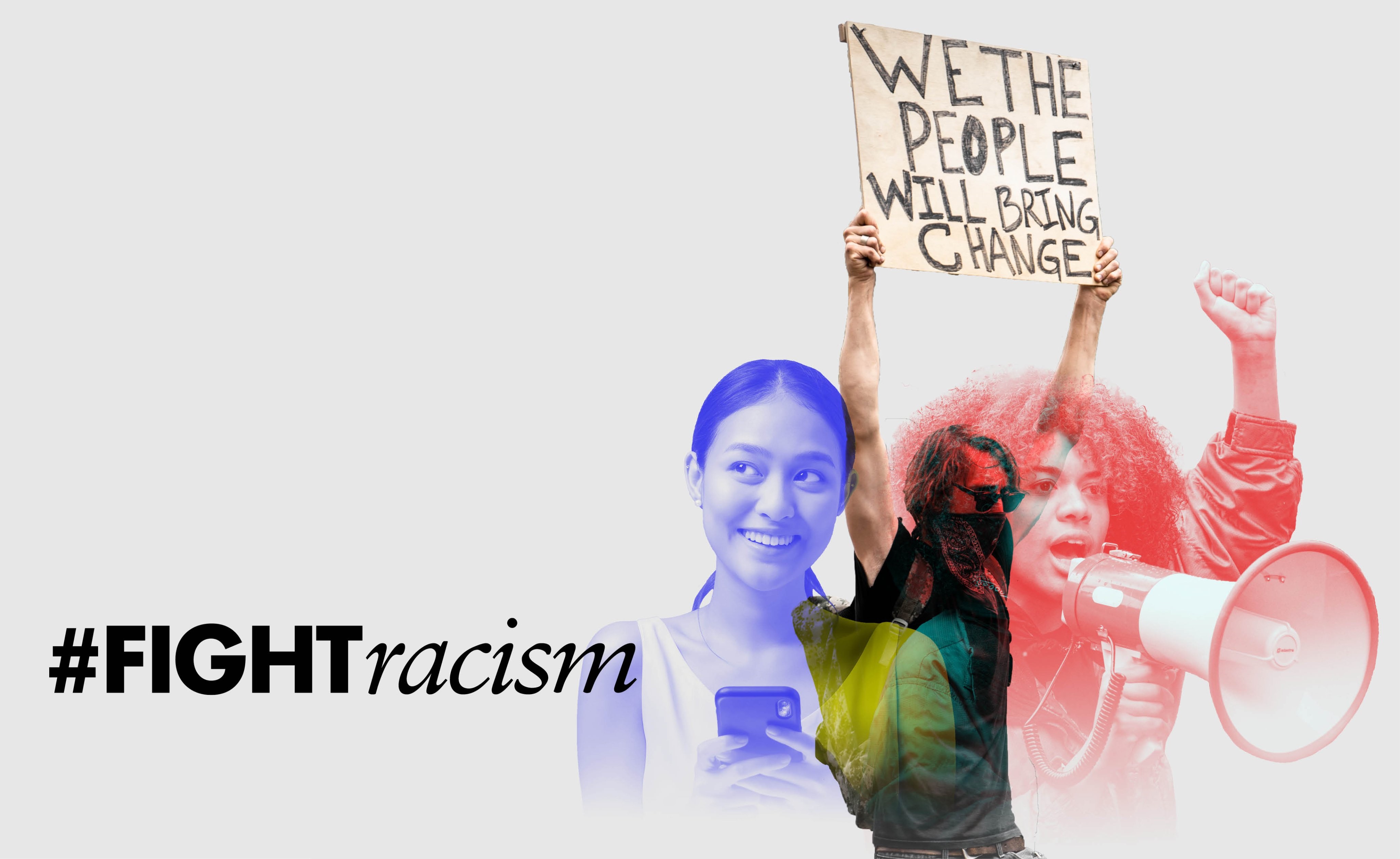 #FIGHTracism graphic