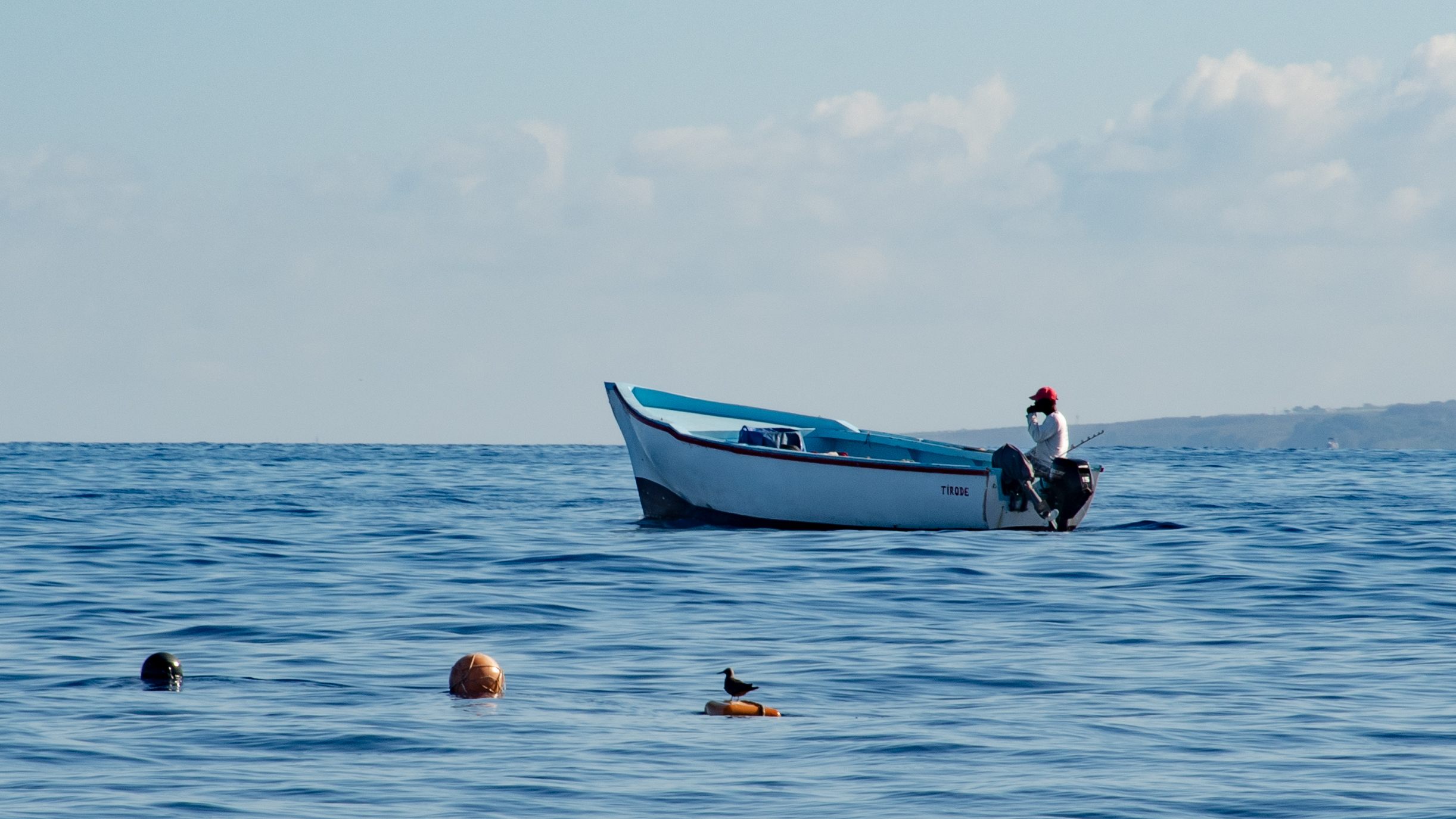 FAD Fishing off the coast of Tamarin, Mauritius