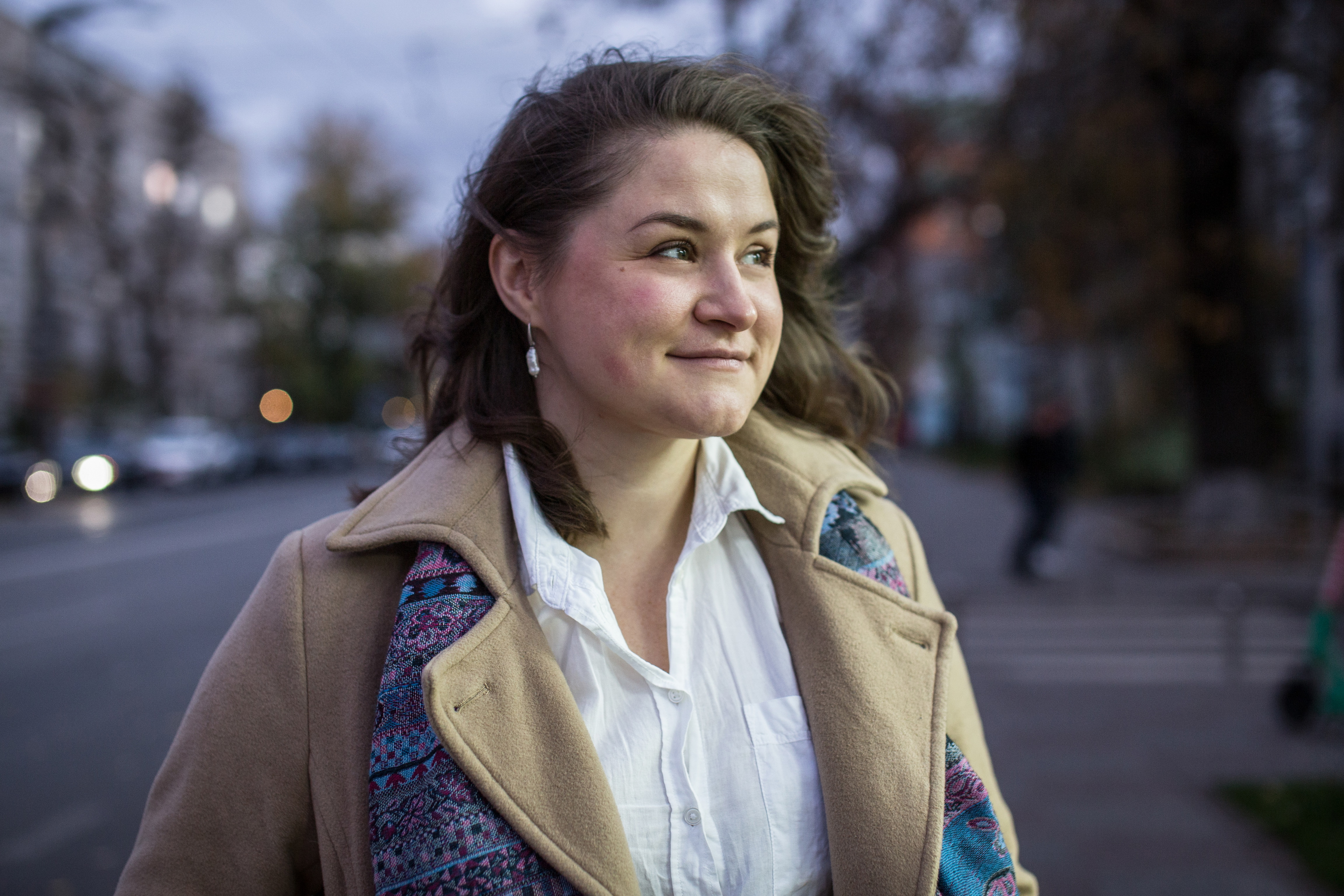 Oleksandra Romantsova in Kyiv, Ukraine. Photo: UNDP Ukraine / Oleksandr Ratushniak