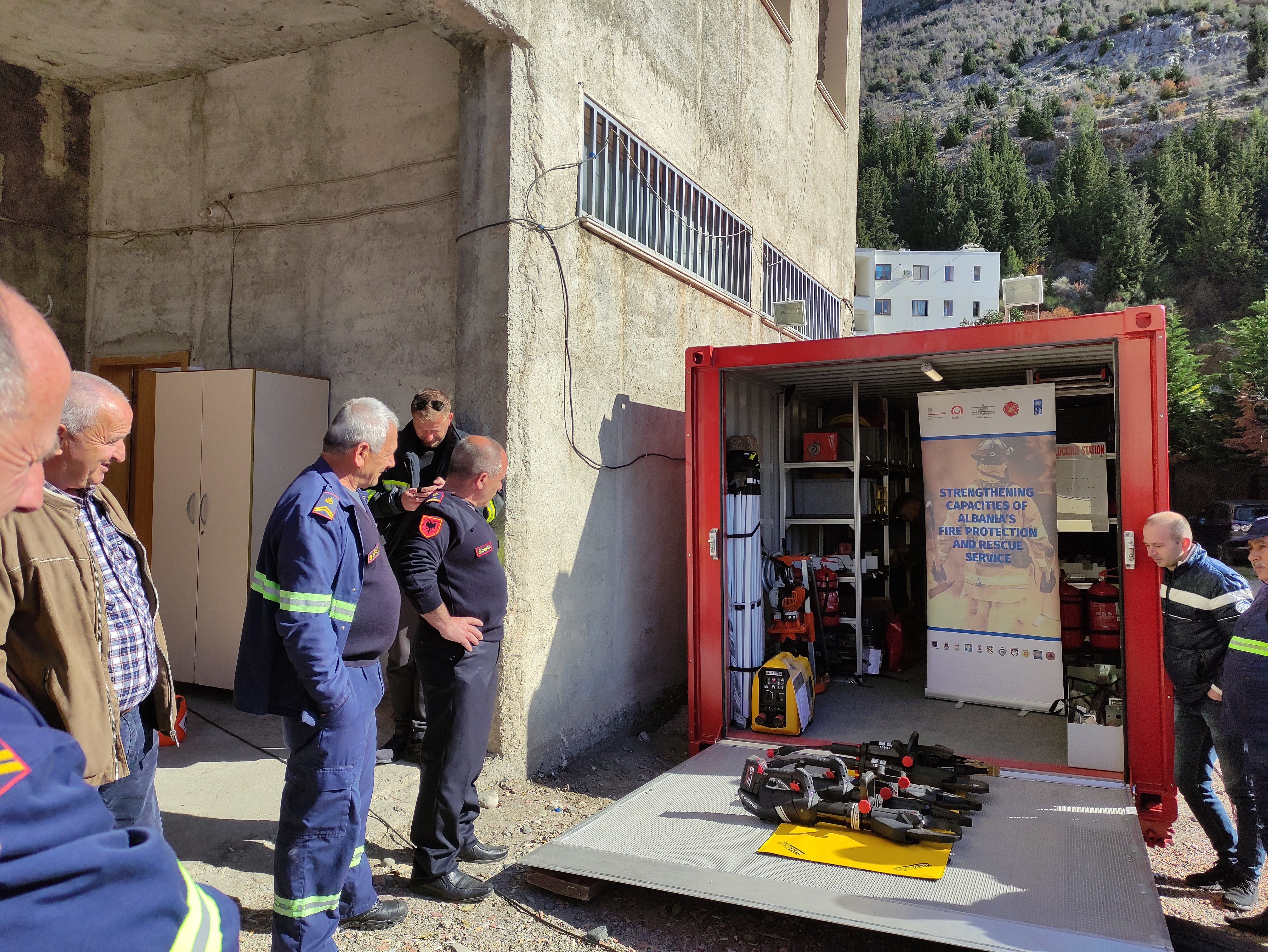 The handover of the USAR containers represents a significant achievement for the Albanian Fire and Rescue Service, and the impact of this project will be felt for many years to come.