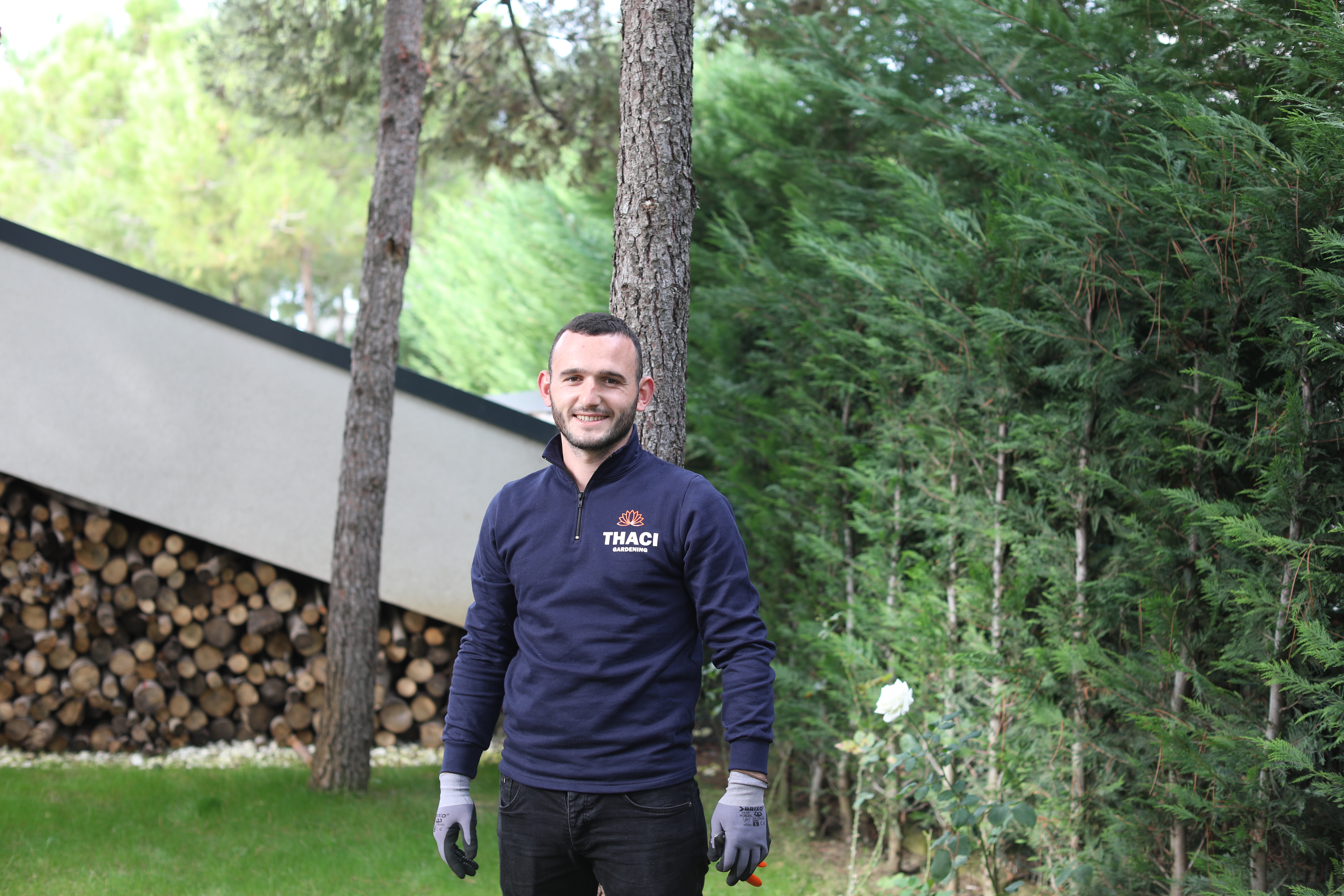 At only 24 years old, Shpresim is an ambitious entrepreneur who had long dreamt of taking his family's gardening business called “Thaci Gardening” to new heights.