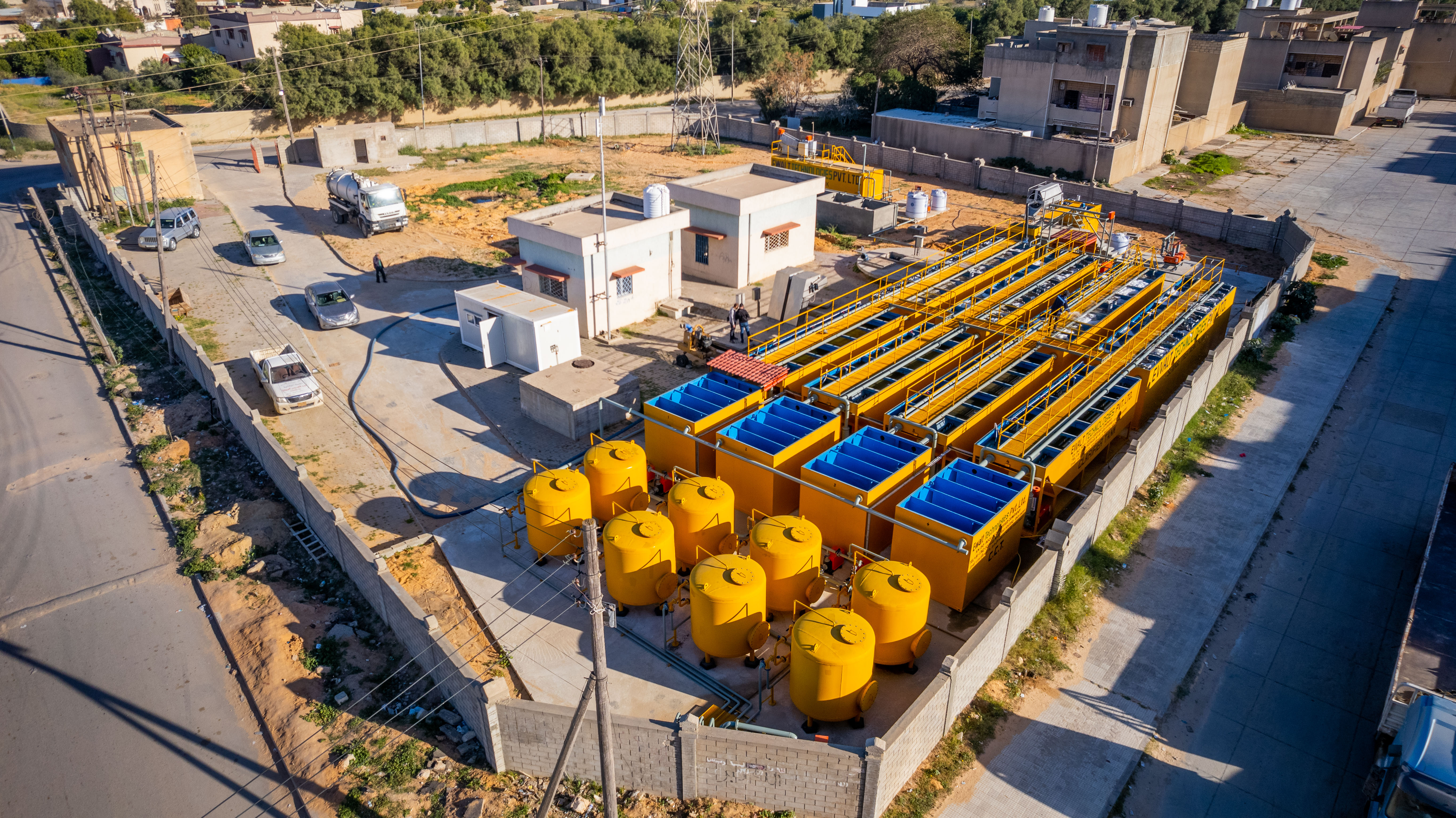 New sewage treatment plant in Garabulli, Libya