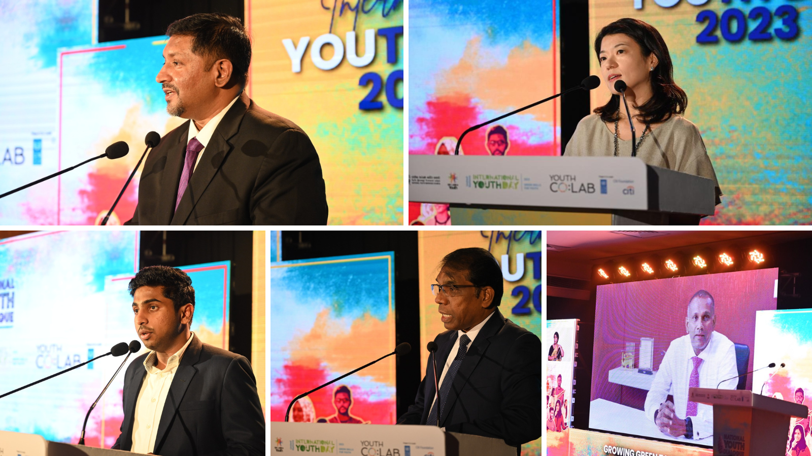 Highlevel representatives at the National Youth Dialogue 2023