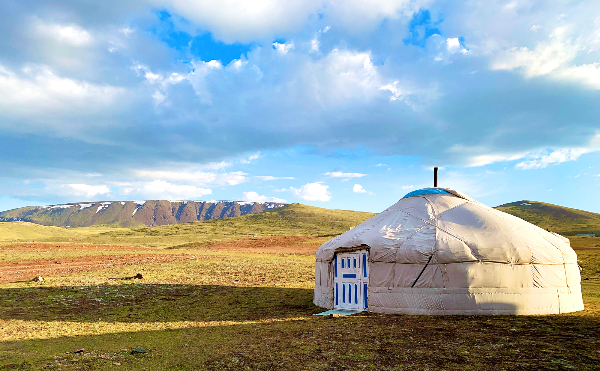 Gers, the traditional round felt tents, are portable Mongolian homes that have been inhabited by the nomads since before the time of Chinggis Khaan.