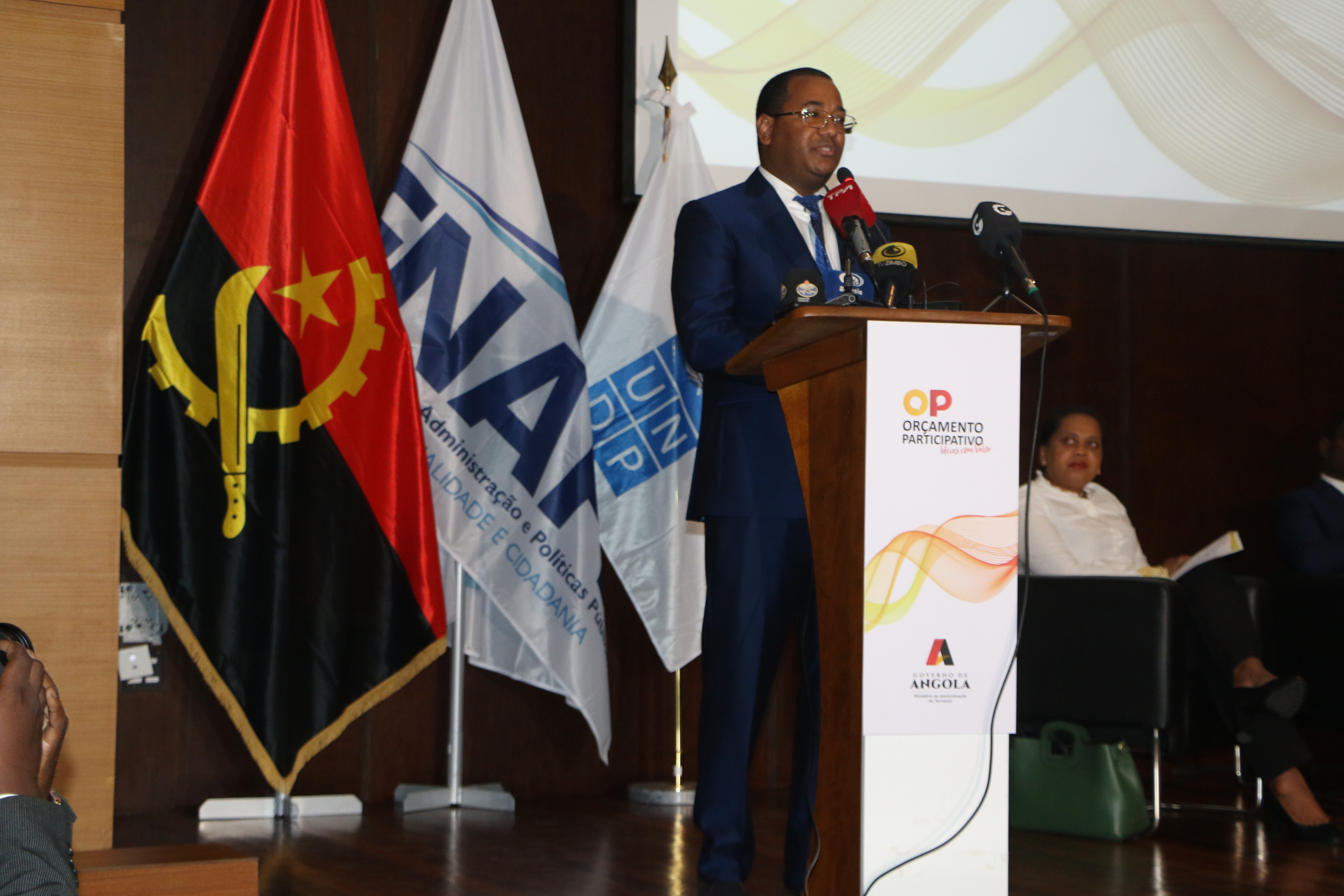 Vice-Governador da Província de Luanda, para o Sector Económico, Dr. Gilson dos Santos Antunes Carmelino. @PNUD Angola,2023