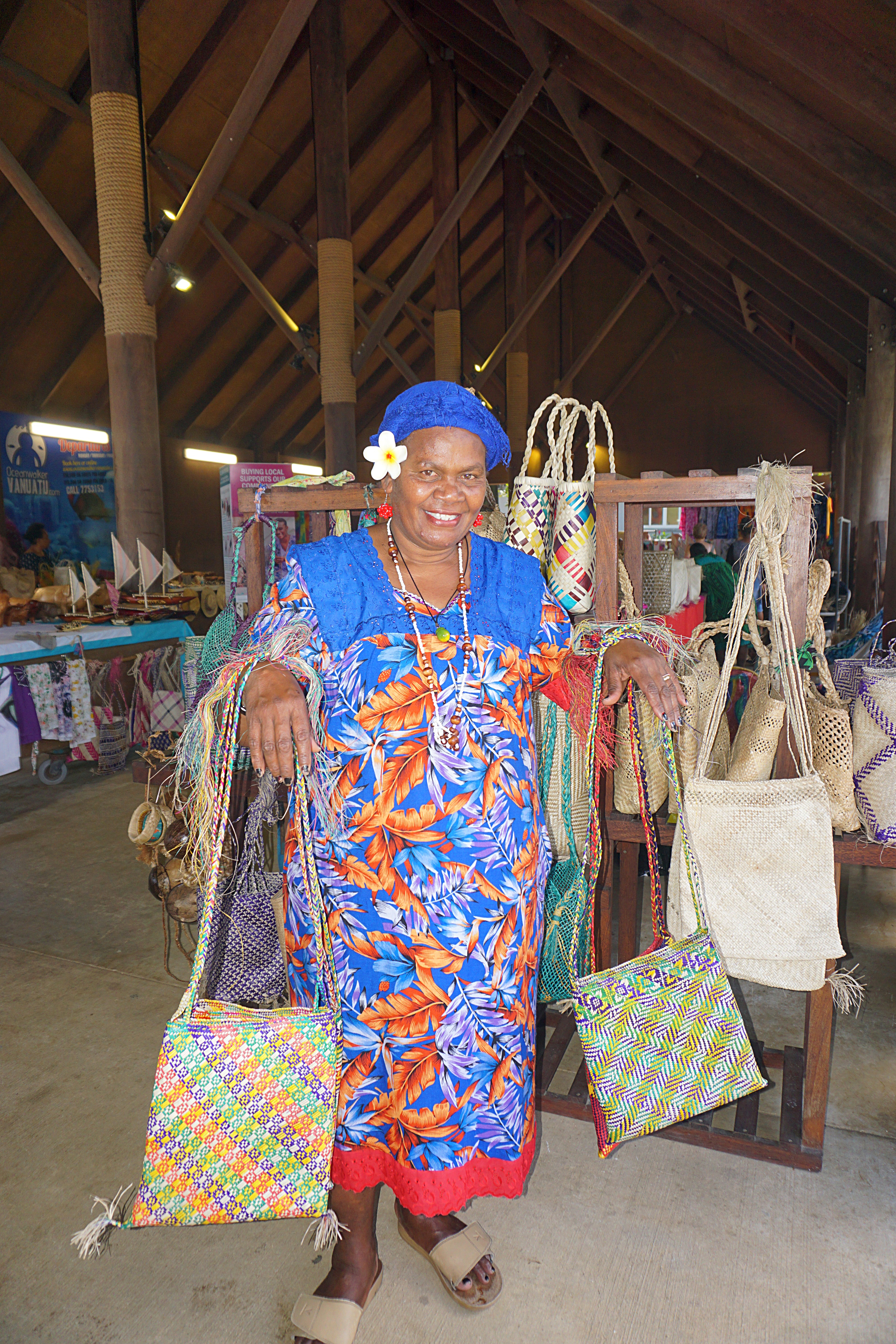 Vanuatu market vendor