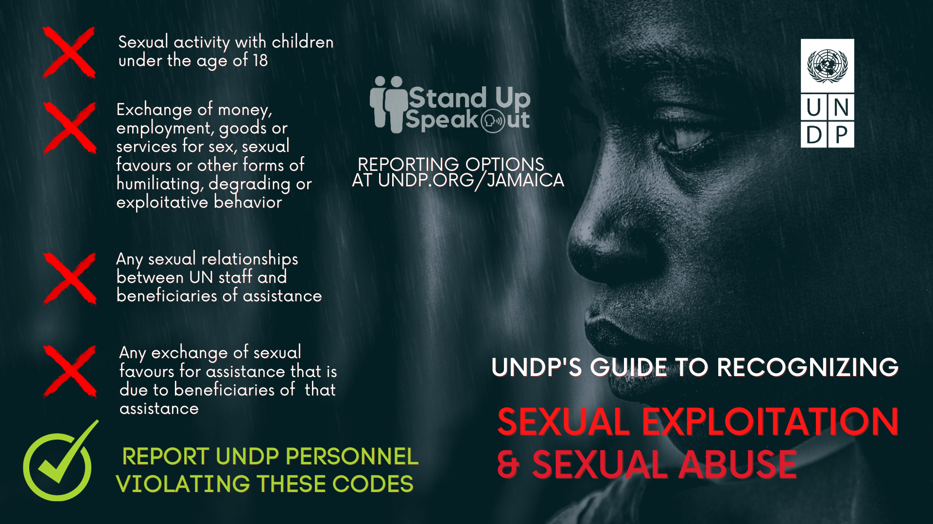 sexual exploitation and abuse are strictly prohibited