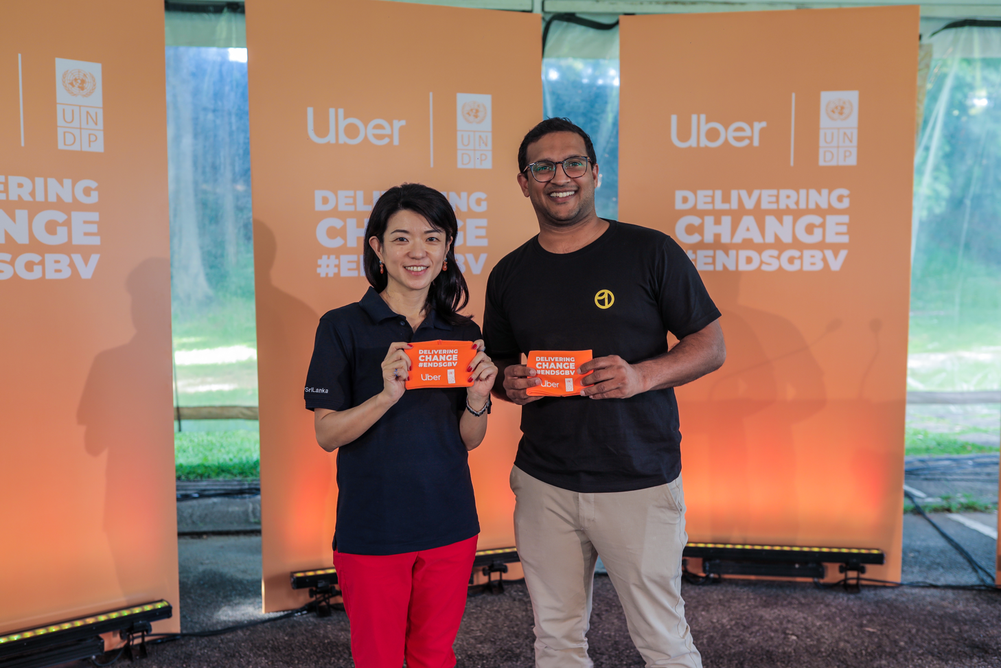 UNDP SL Res Rep & UBER Eats General Manager at the Campaign Launch event