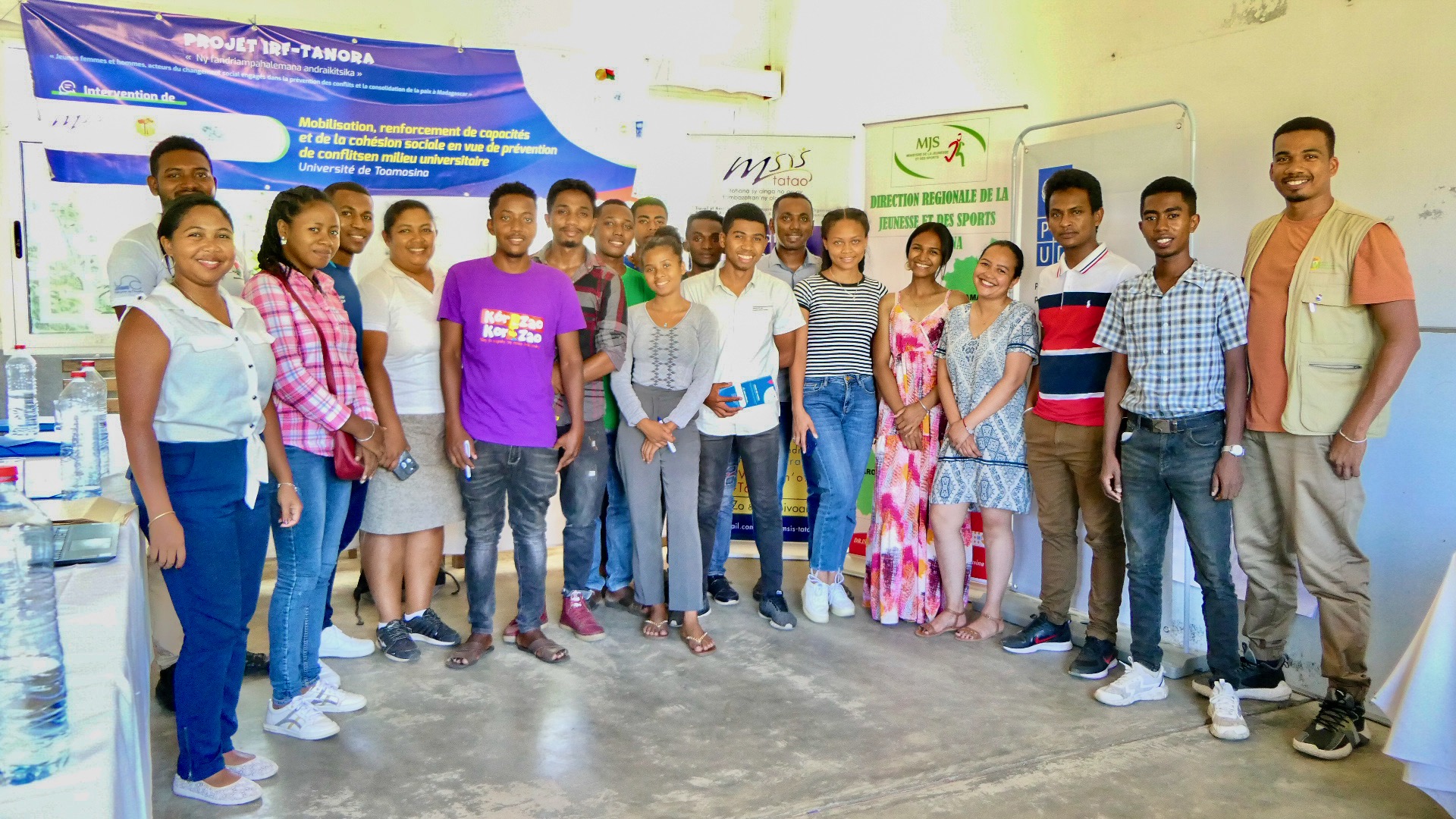 Les jeunes universitaires de Tamatave oeuvrant pour la consolidation de la paix