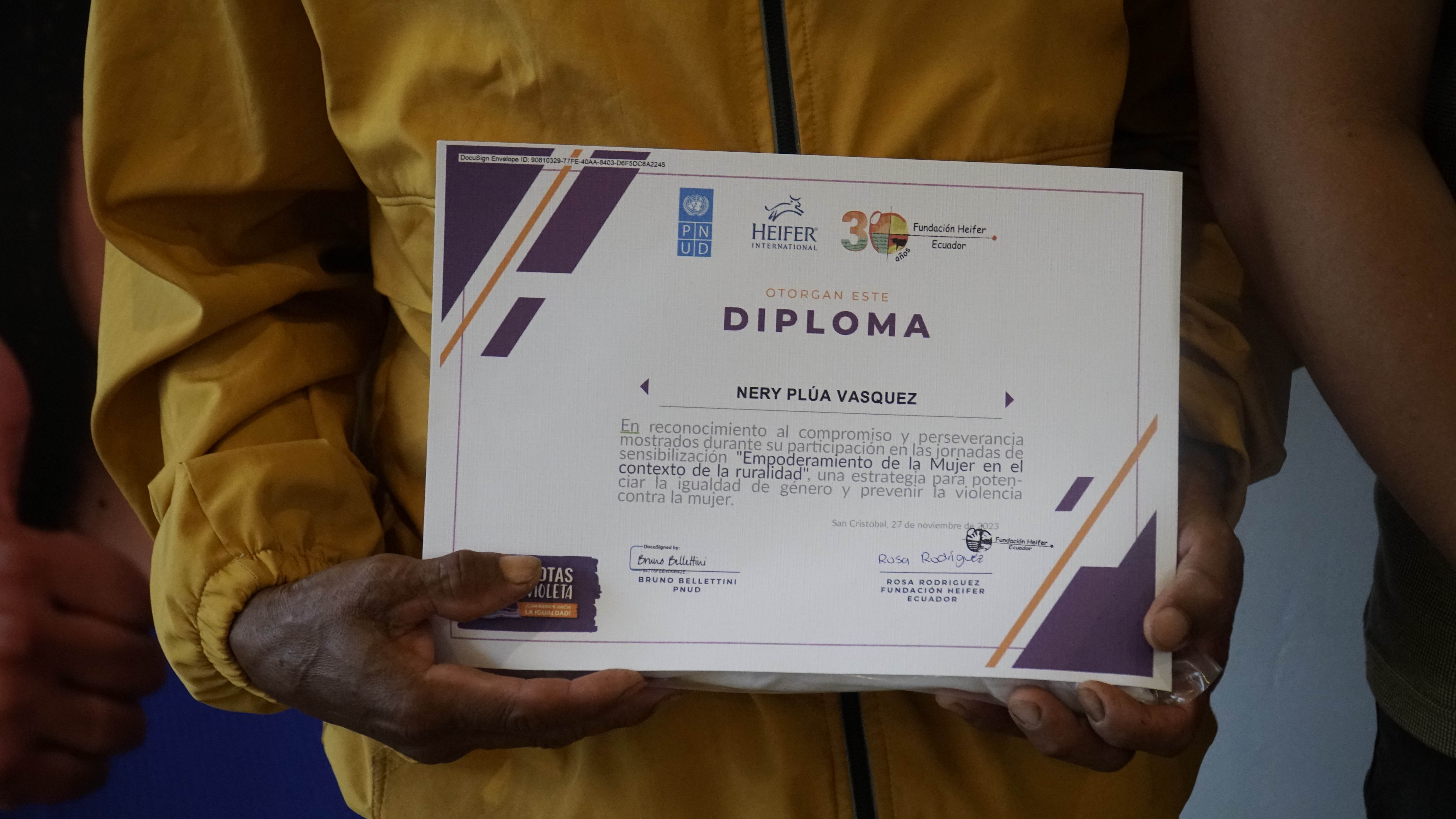 Diploma Botas Violeta