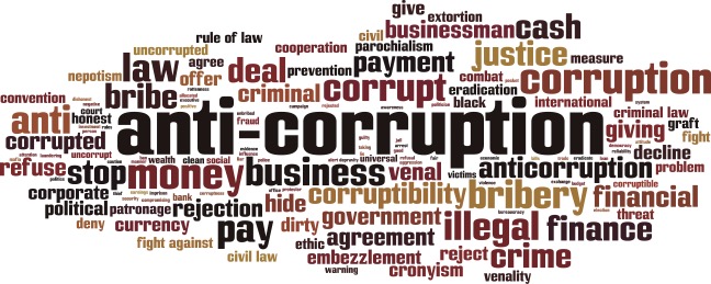 Anti corruption graphic