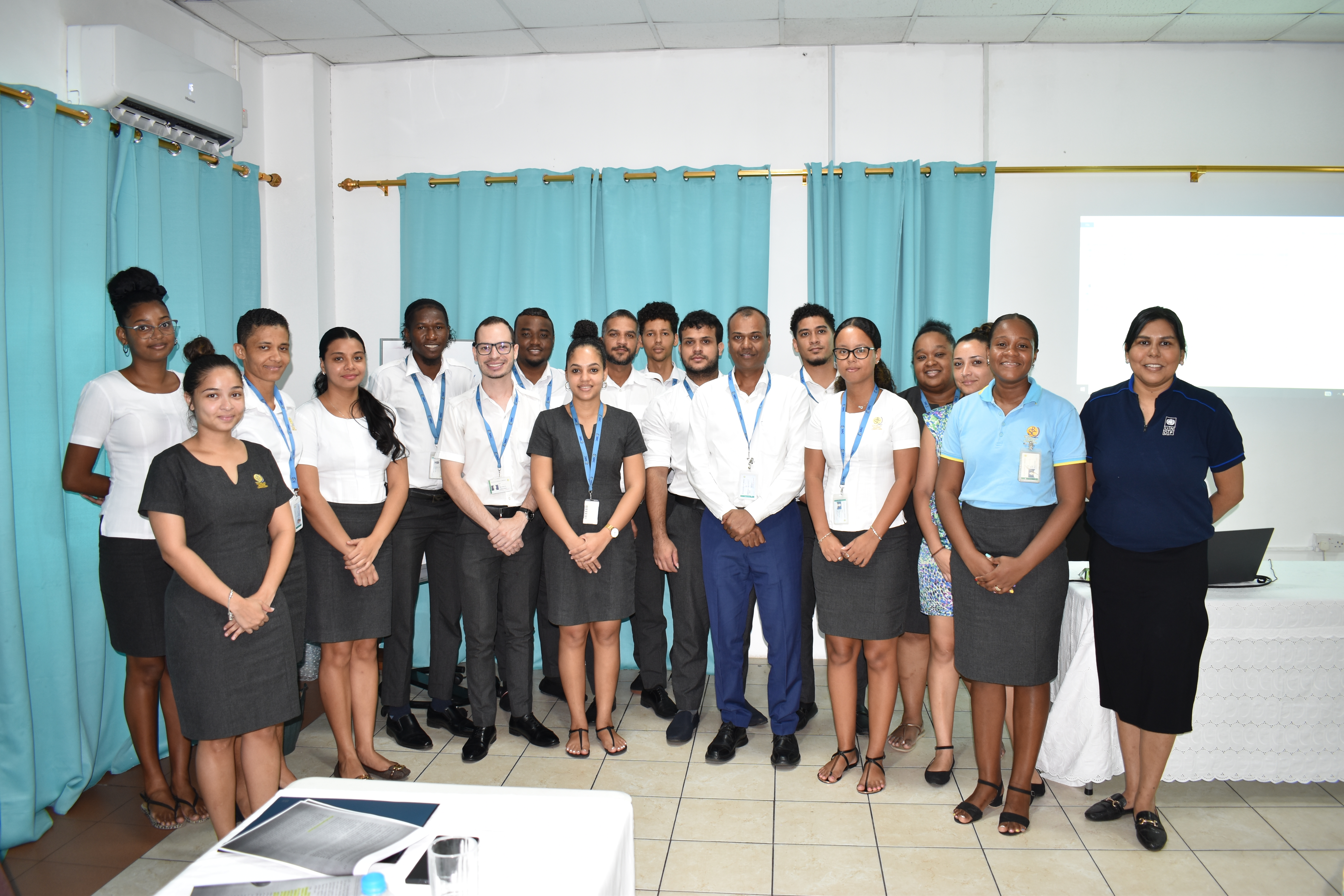 Participants to a comprehensive two-day training session on the OECD Transfer Pricing Guidelines for Multinational Enterprises organised with the collaboration of UNDP Seychelles