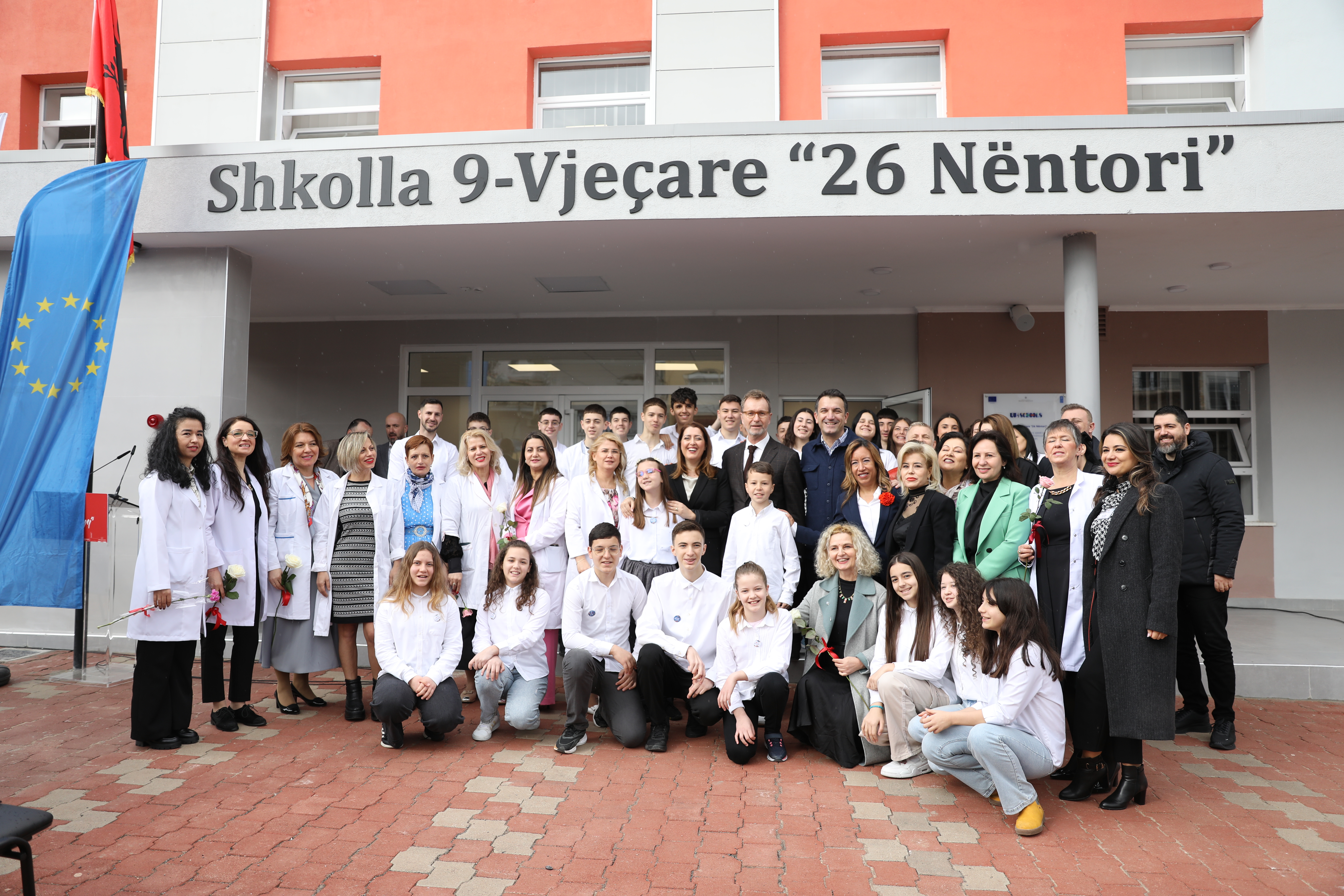 The Renovated “26 Nëntori” School in Tirana Opens Its Doors to Pupils and Academic Staff