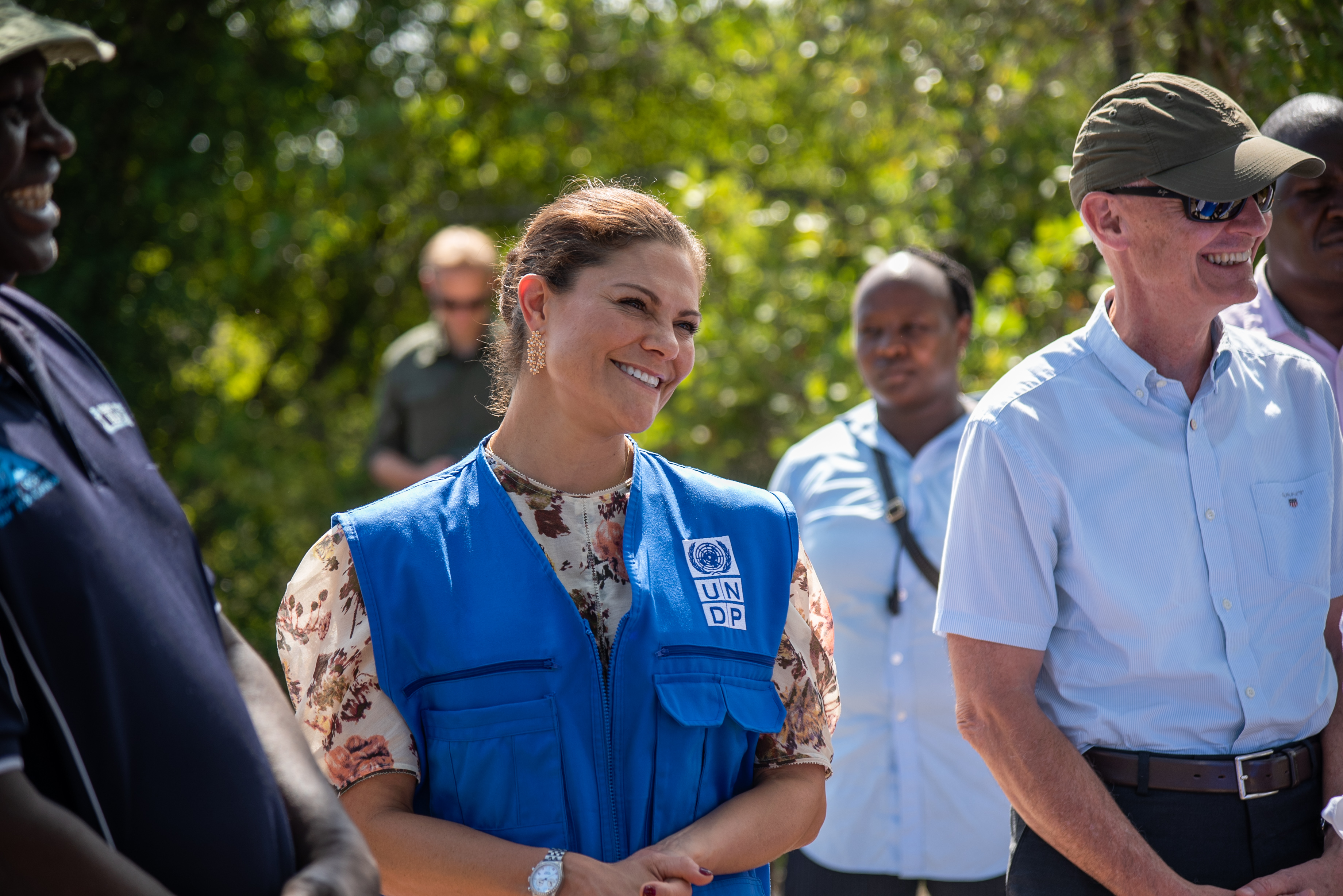 Picture of HRH Crown Princess Victoria of Sweden with UNDP in Kenya, 2022