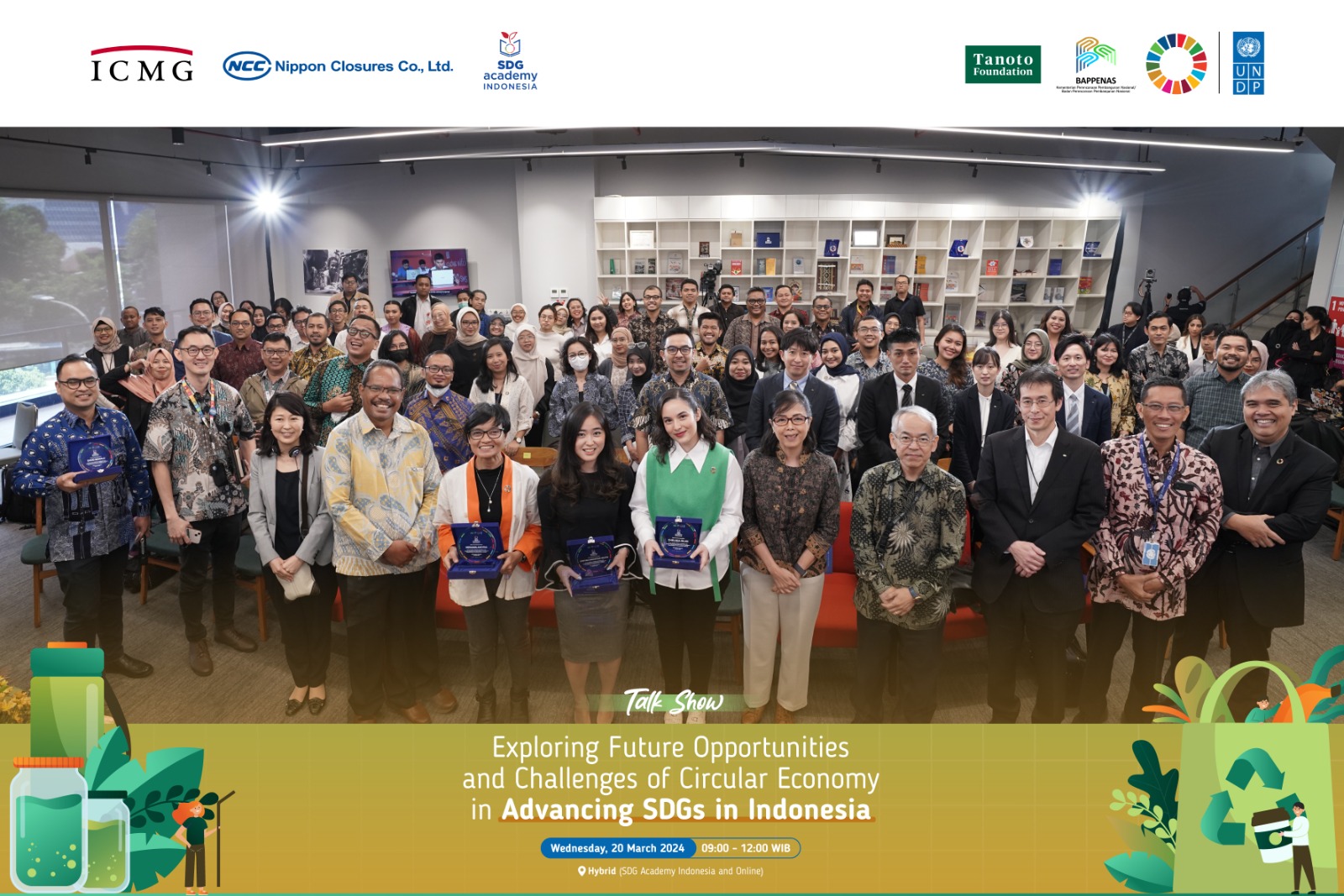 SDG Academy Indonesia Hosts Circular Economy Talkshow and Graduation Ceremony for SDG Leadership Program Class V
