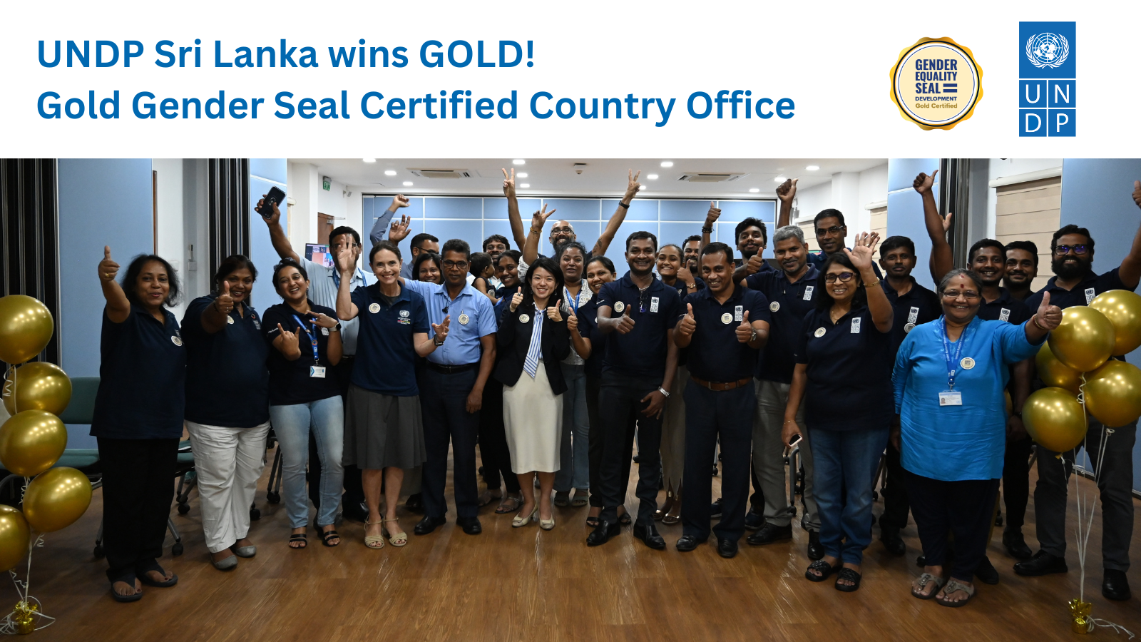 UNDP Sri Lanka wins Gold