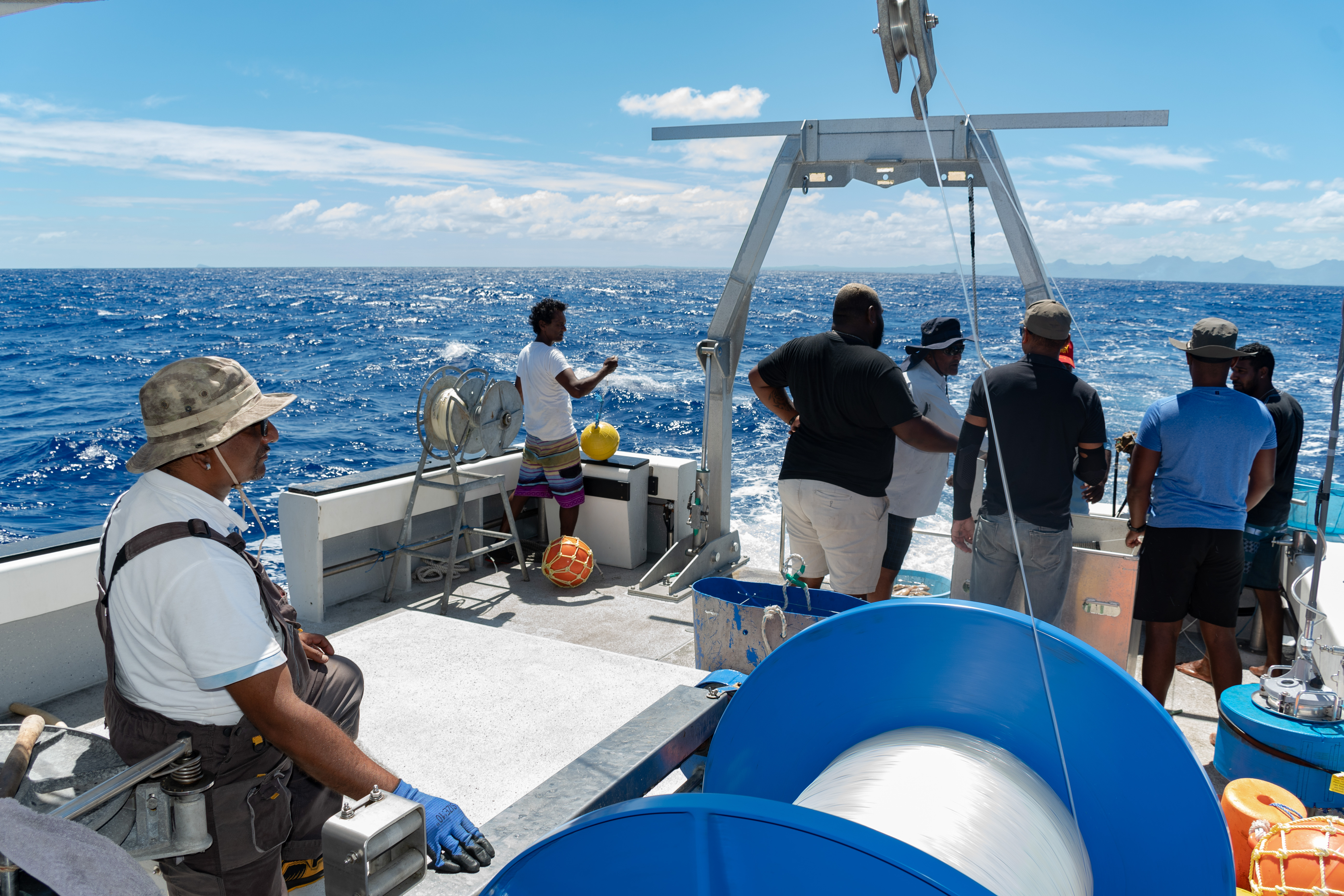 Longline fishing training for artisanal fishers in Mauritius