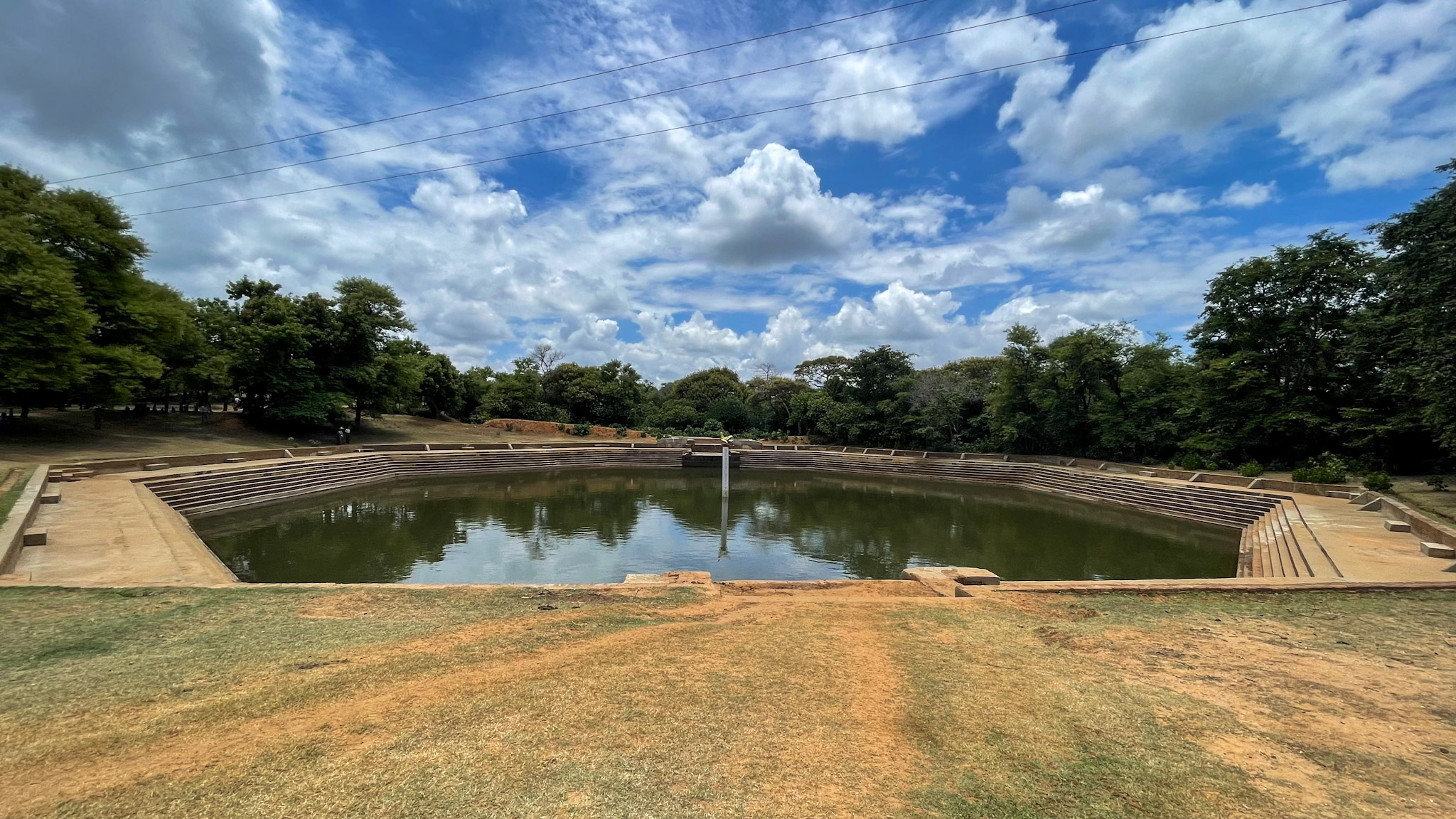 The transformed Kan Ni Gyi Pond post-renovation 