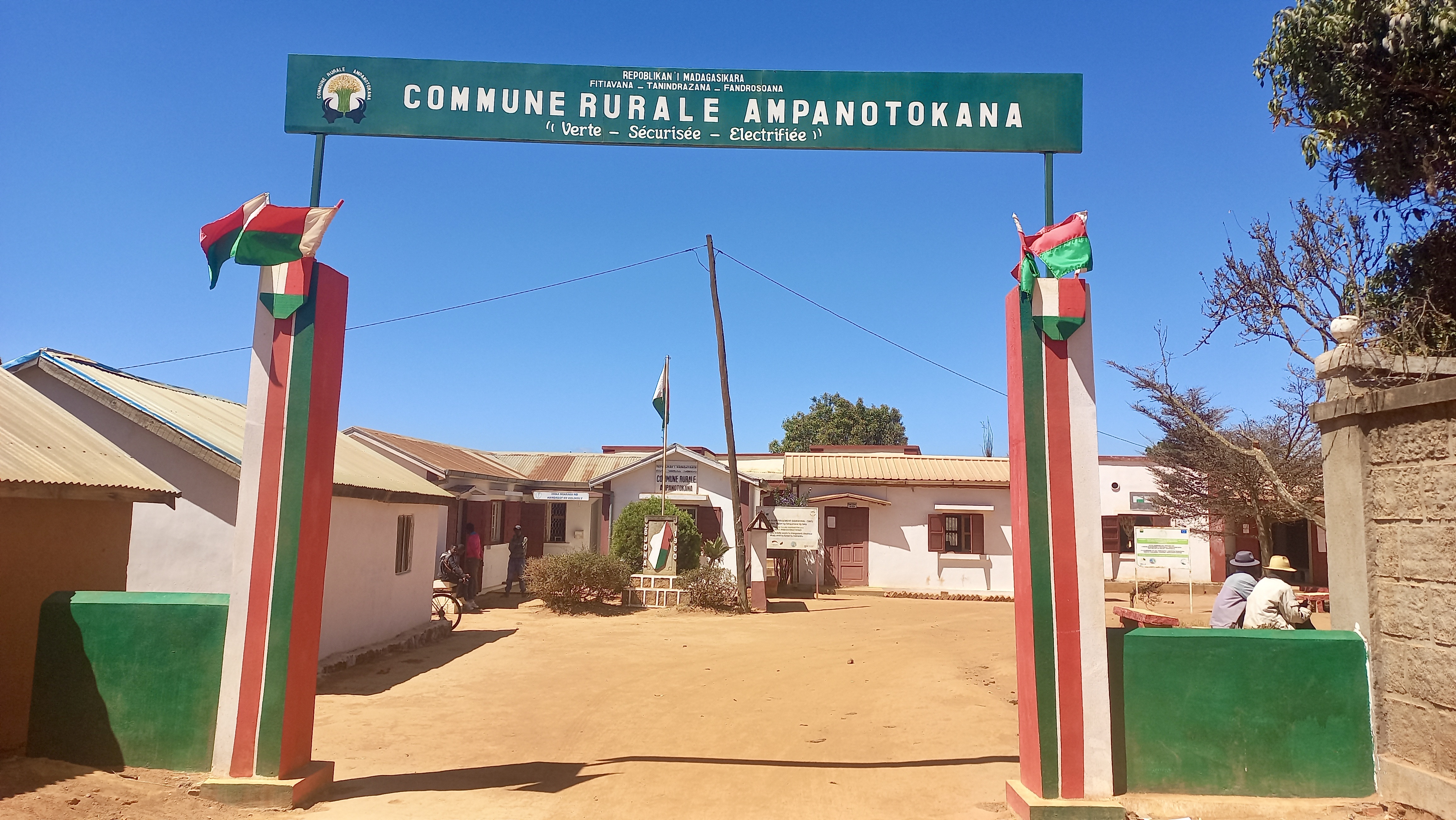 Commune d'Ampanotokana, où travaille le Trésorier Nanja 