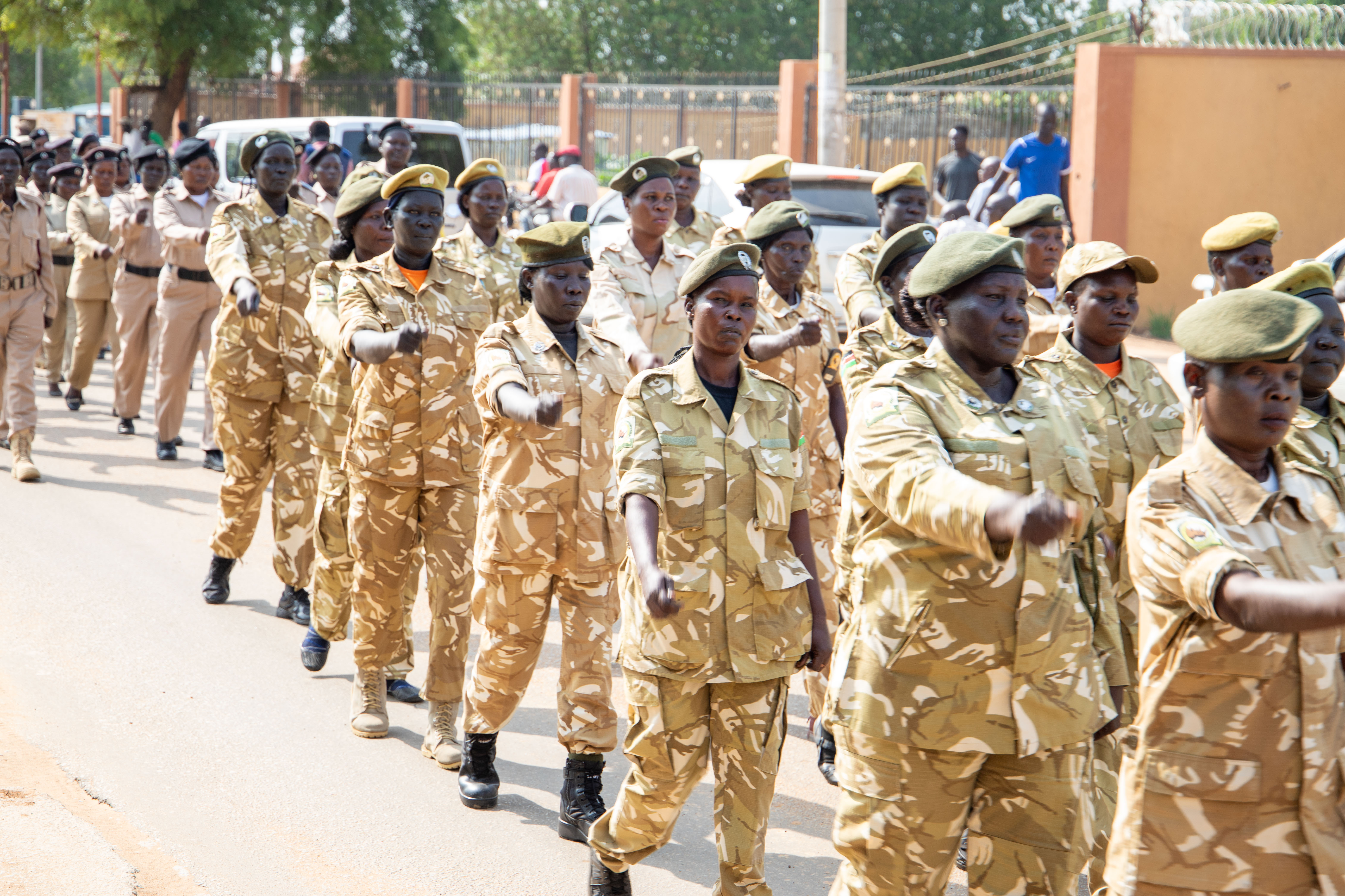 a group of people in uniform