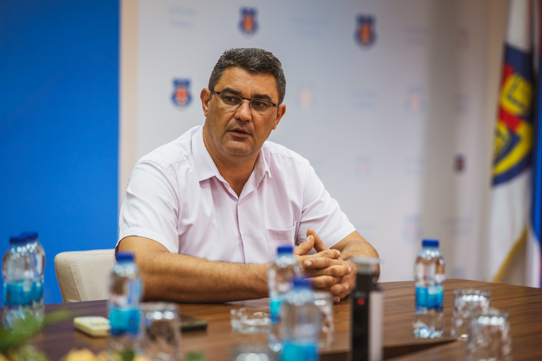a man preparing food in a kitchen