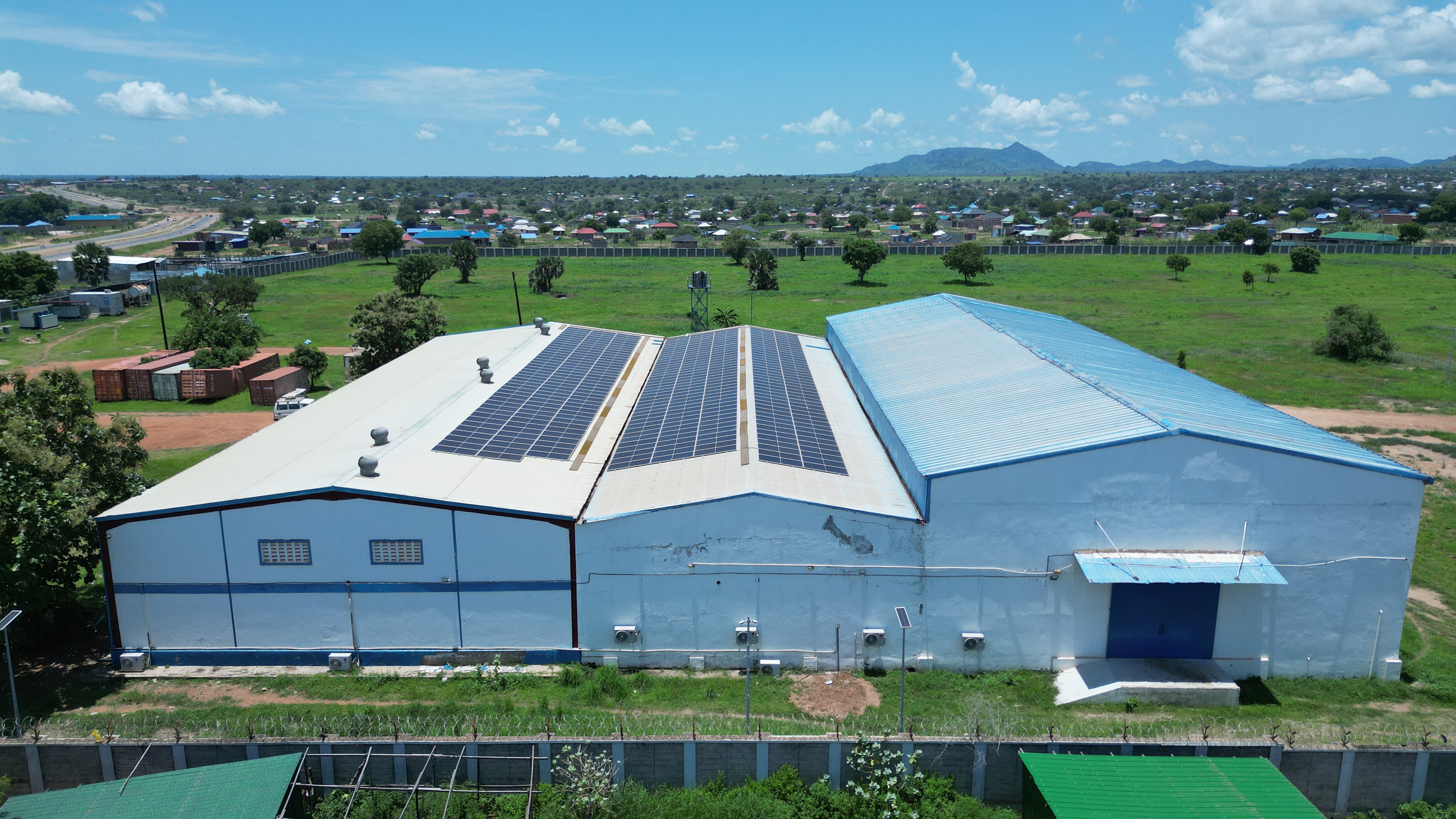 The Riverside Warehouse, Gumbo where GAVI is funding major improvements to strengthen the country’s supply chain system.