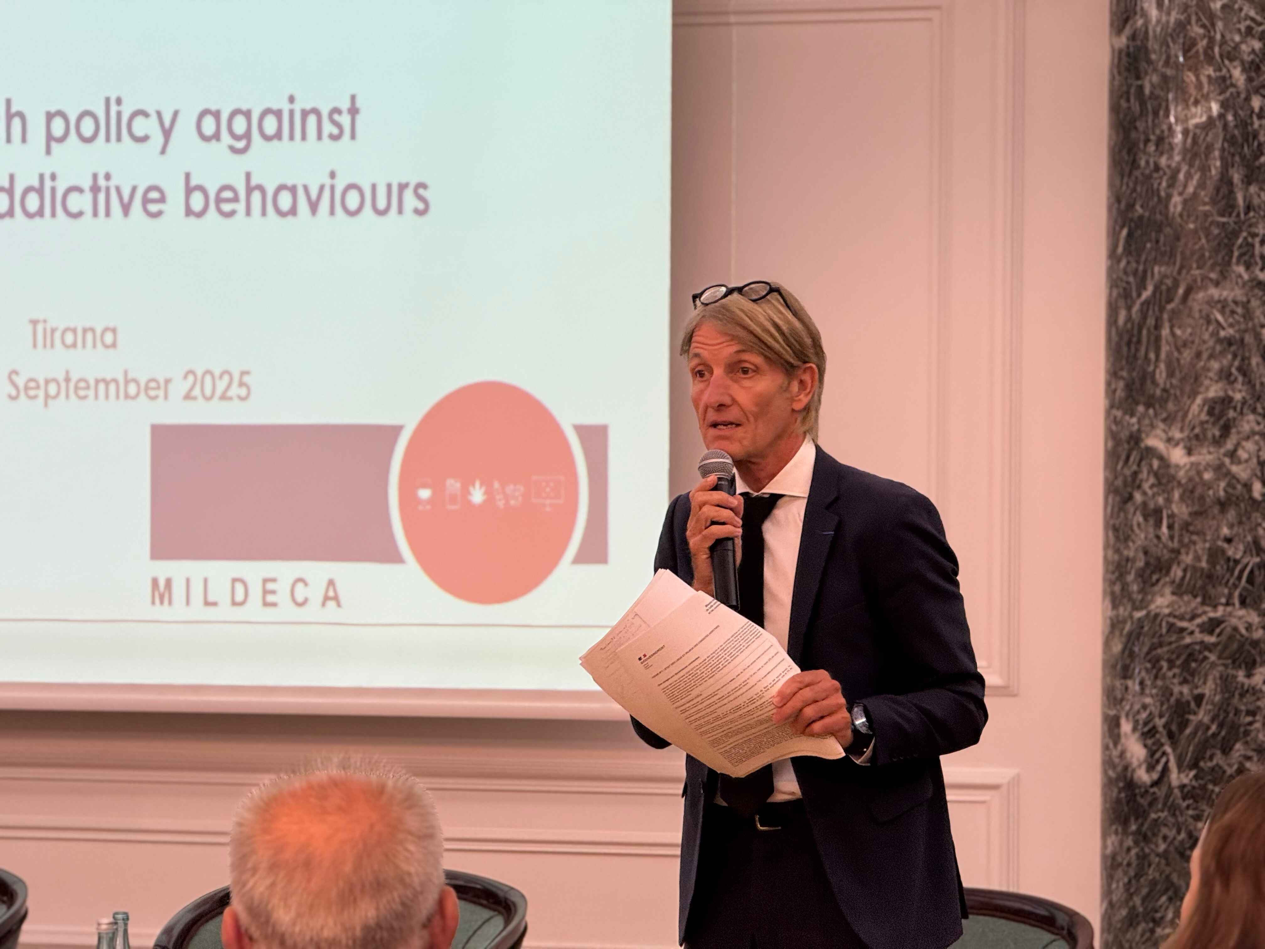 The President of MILDECA, Nicolas Prisse 