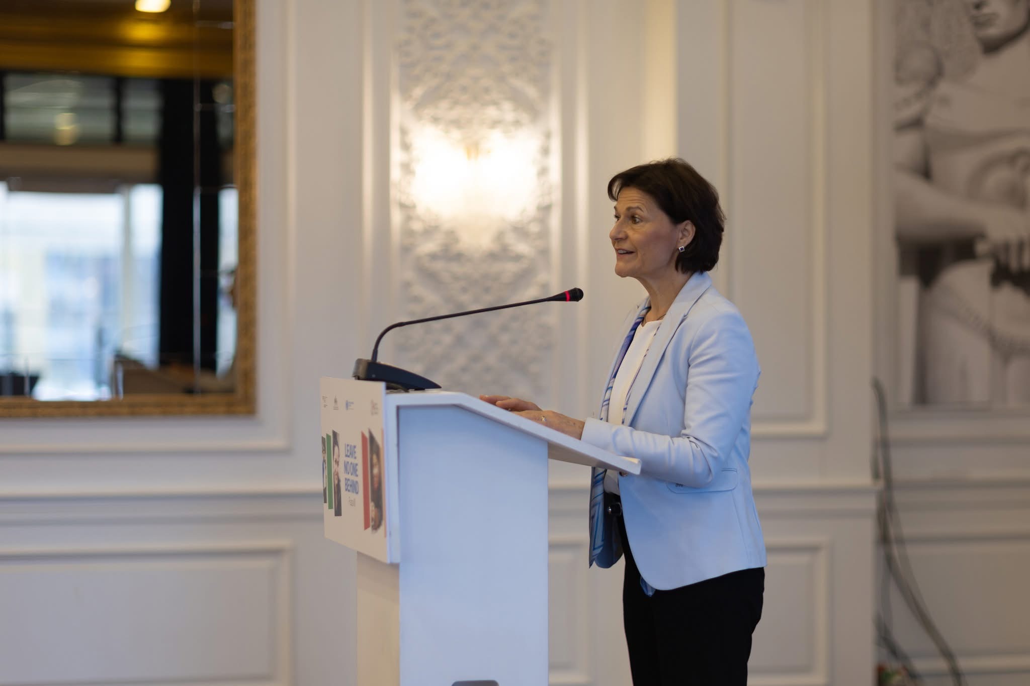 The Ambassador of Switzerland to Albania Ruth Huber 
