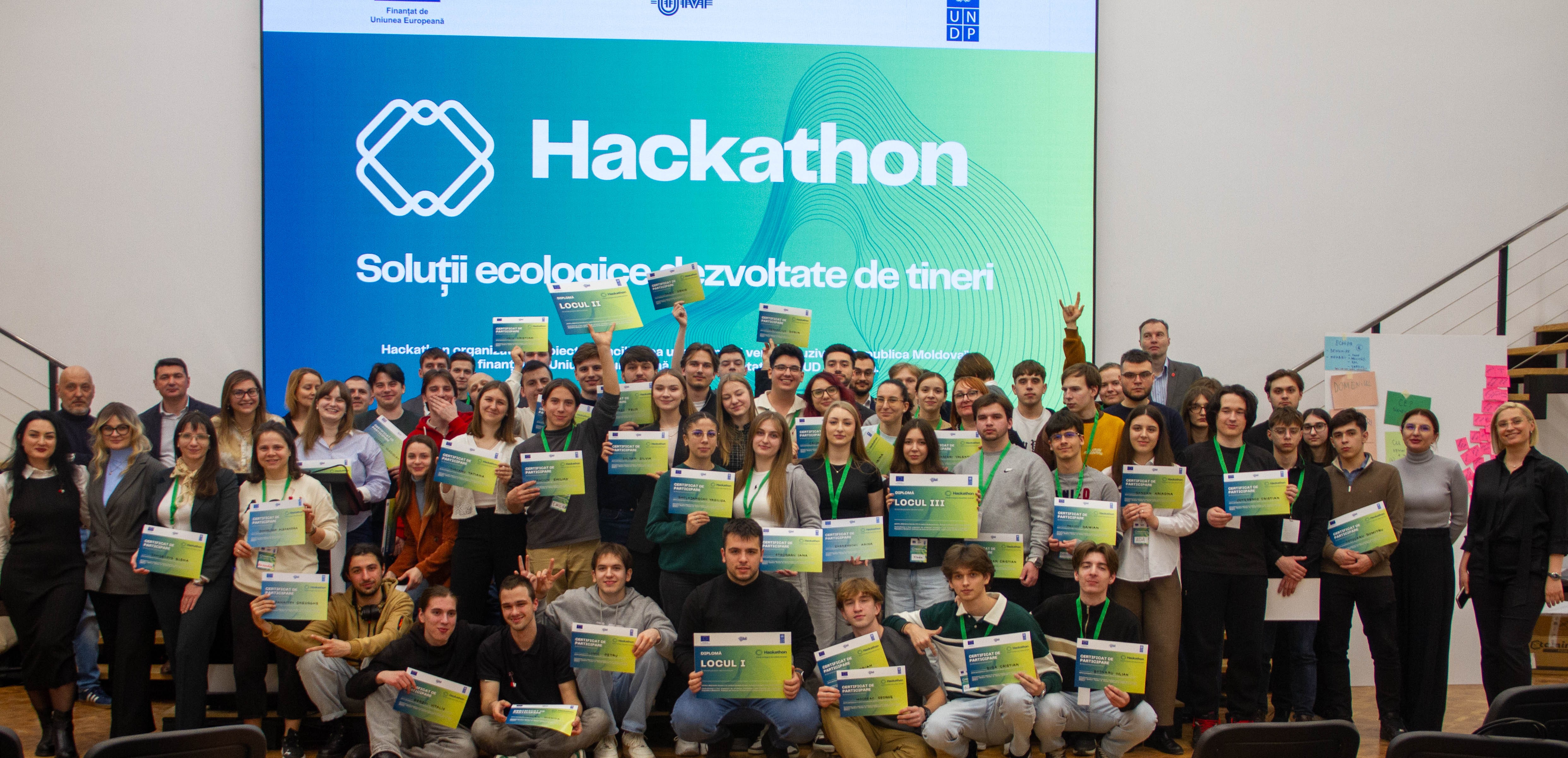 PNUD anunță câștigătorii hackathonului „Soluții ecologice dezvoltate de tineri” 