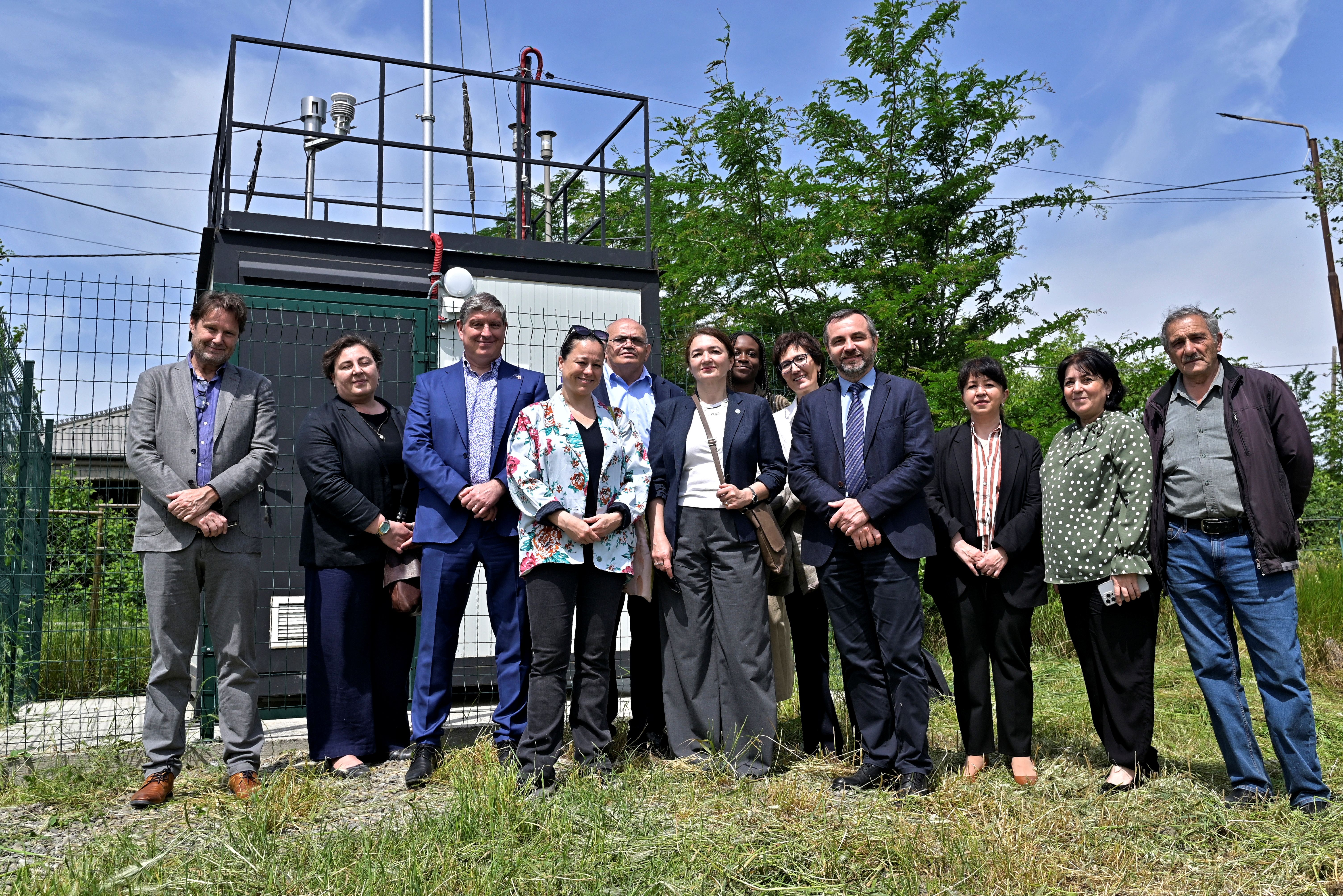 Air Quality Monitoring Station in the Tazaqendi Village