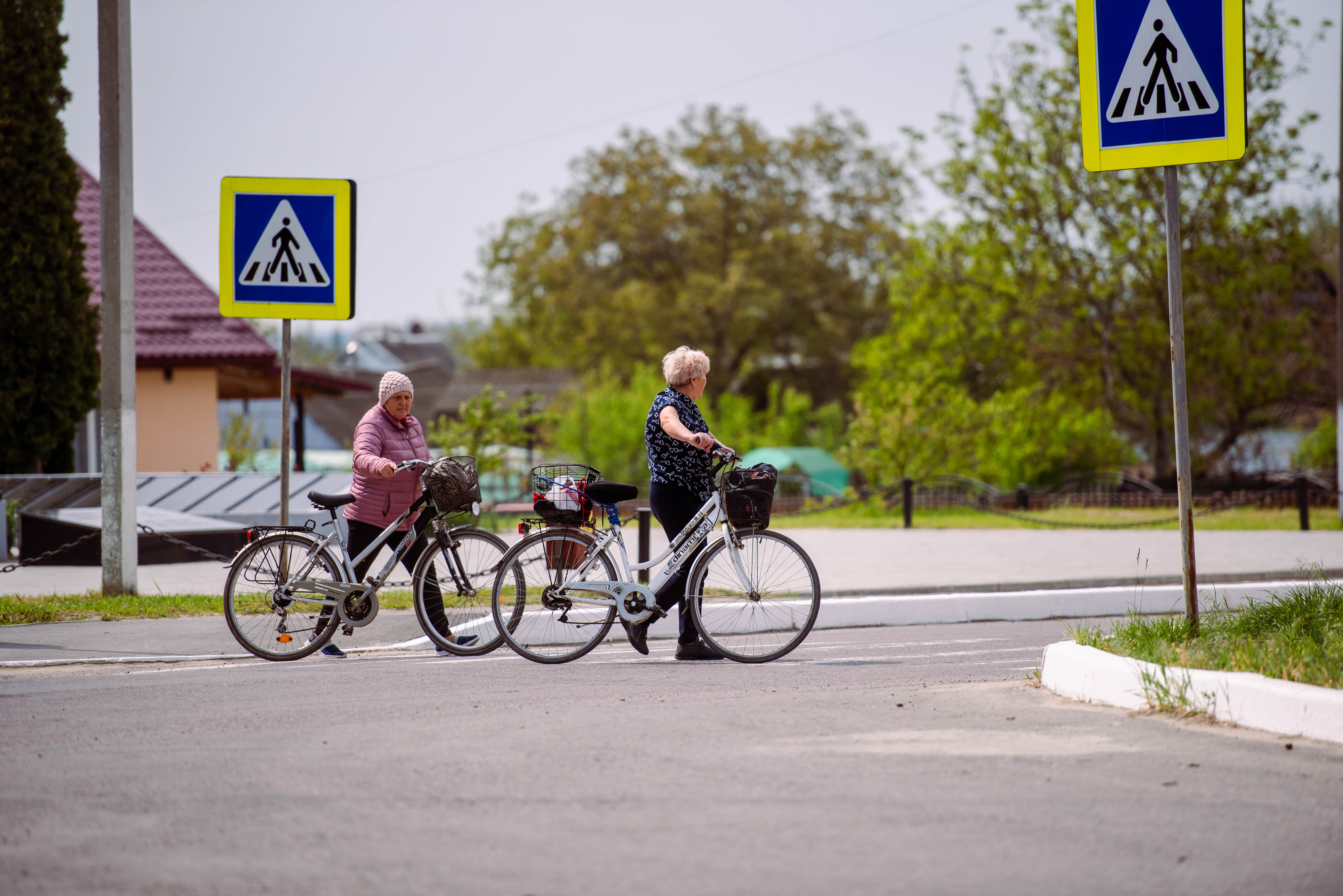 Inauguration of an infrastructure project, a sidewalk designed to improve the quality of life for residents in Coșnița