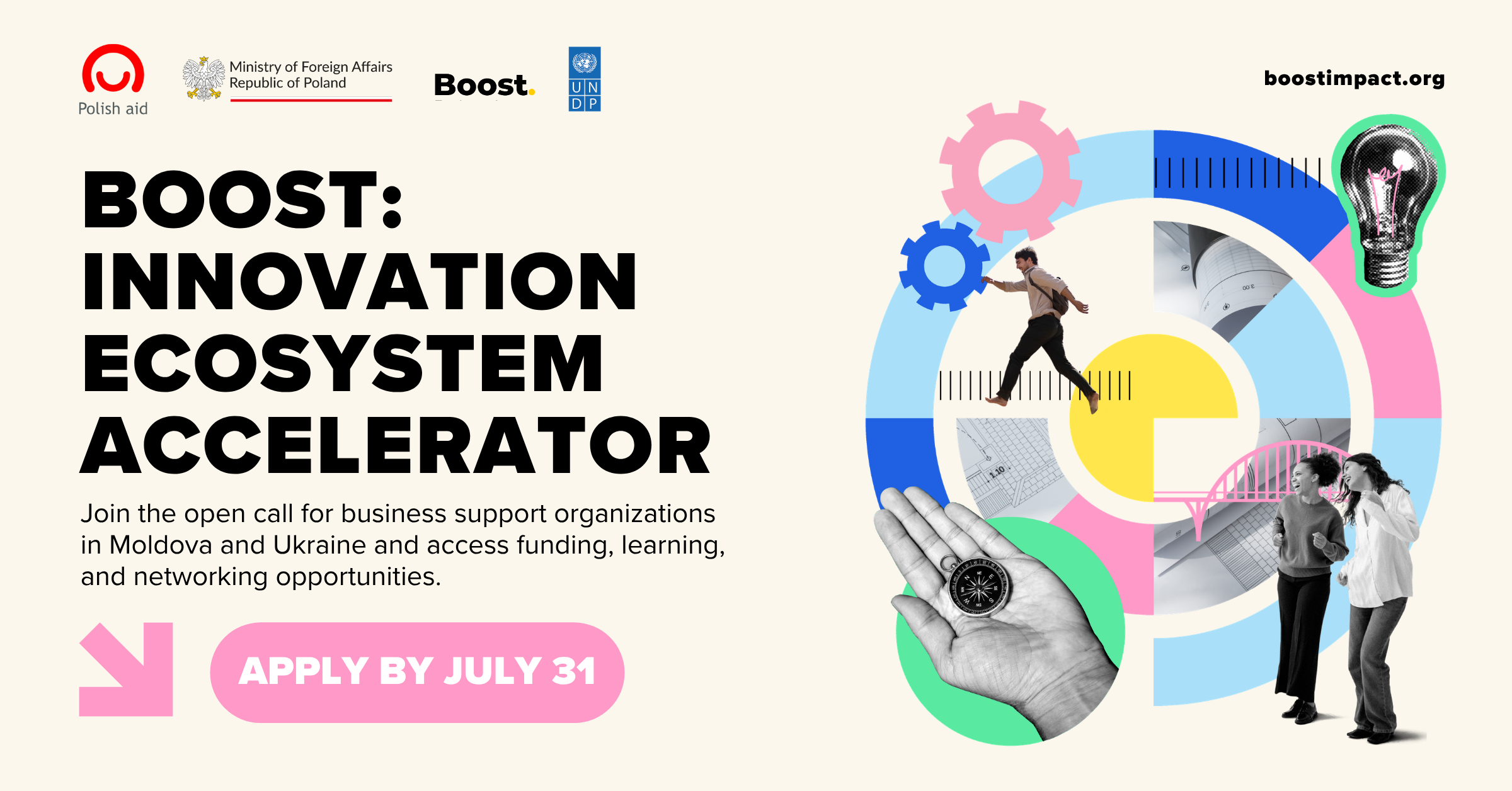 UNDP launches open call for the BOOST: Innovation Ecosystem Accelerator in Moldova and Ukraine