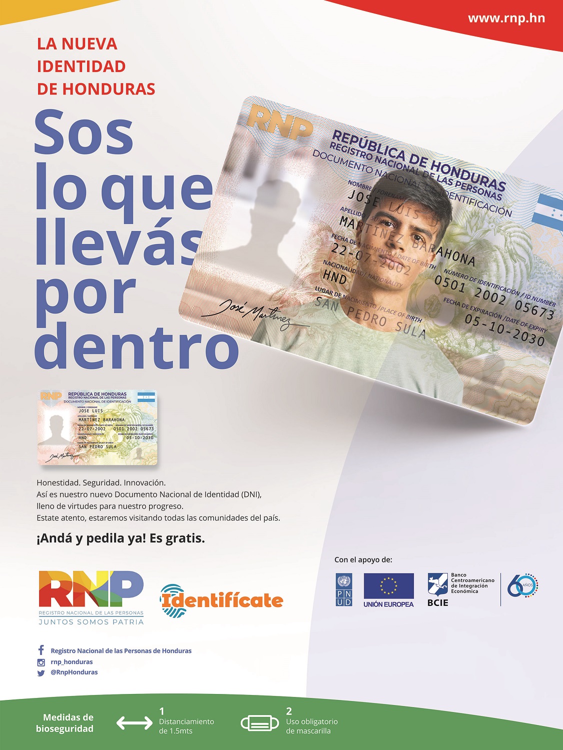 Un Nuevo Documento Nacional De Identidad Para Honduras Programa De