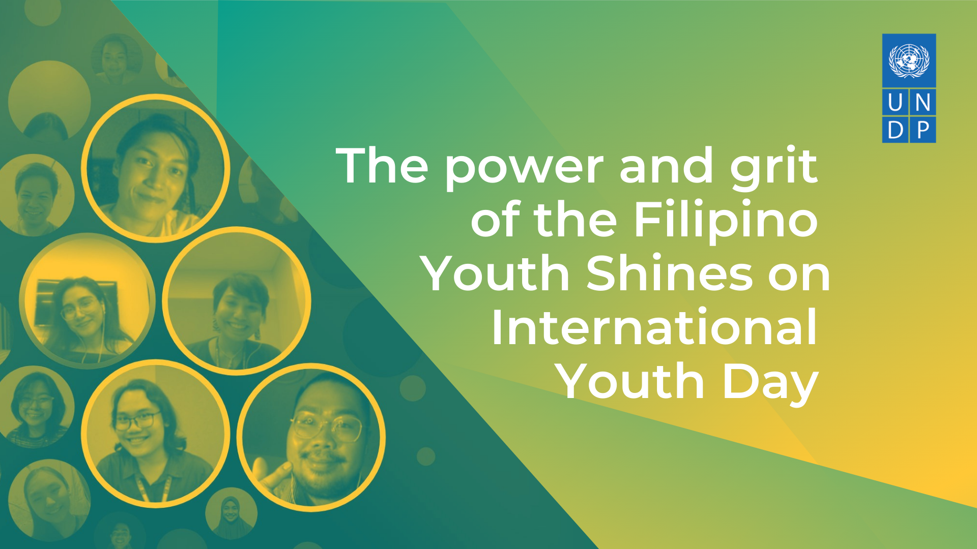 The power and grit of the Filipino Youth Shines on International Youth Day | United Nations Development Programme