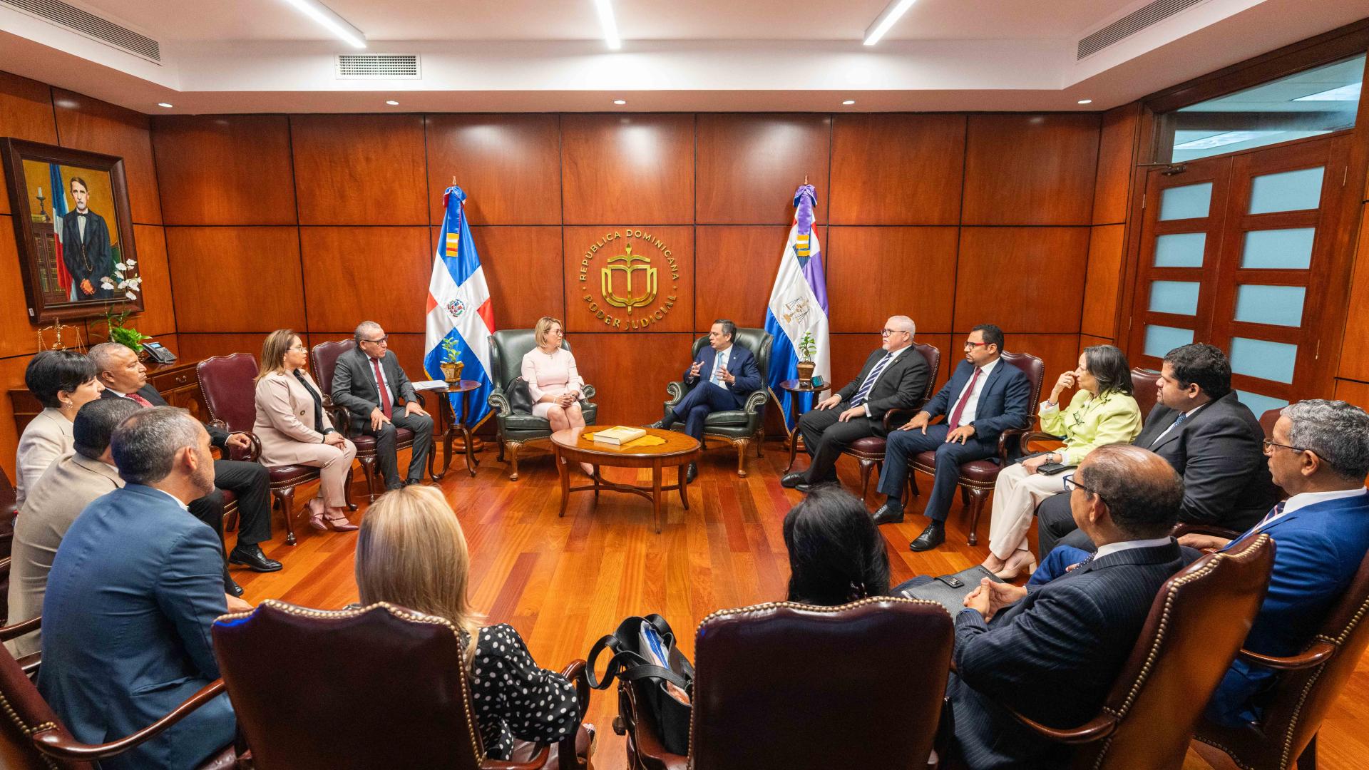 Delegación del Poder Judicial de Honduras visita RD para intercambio de